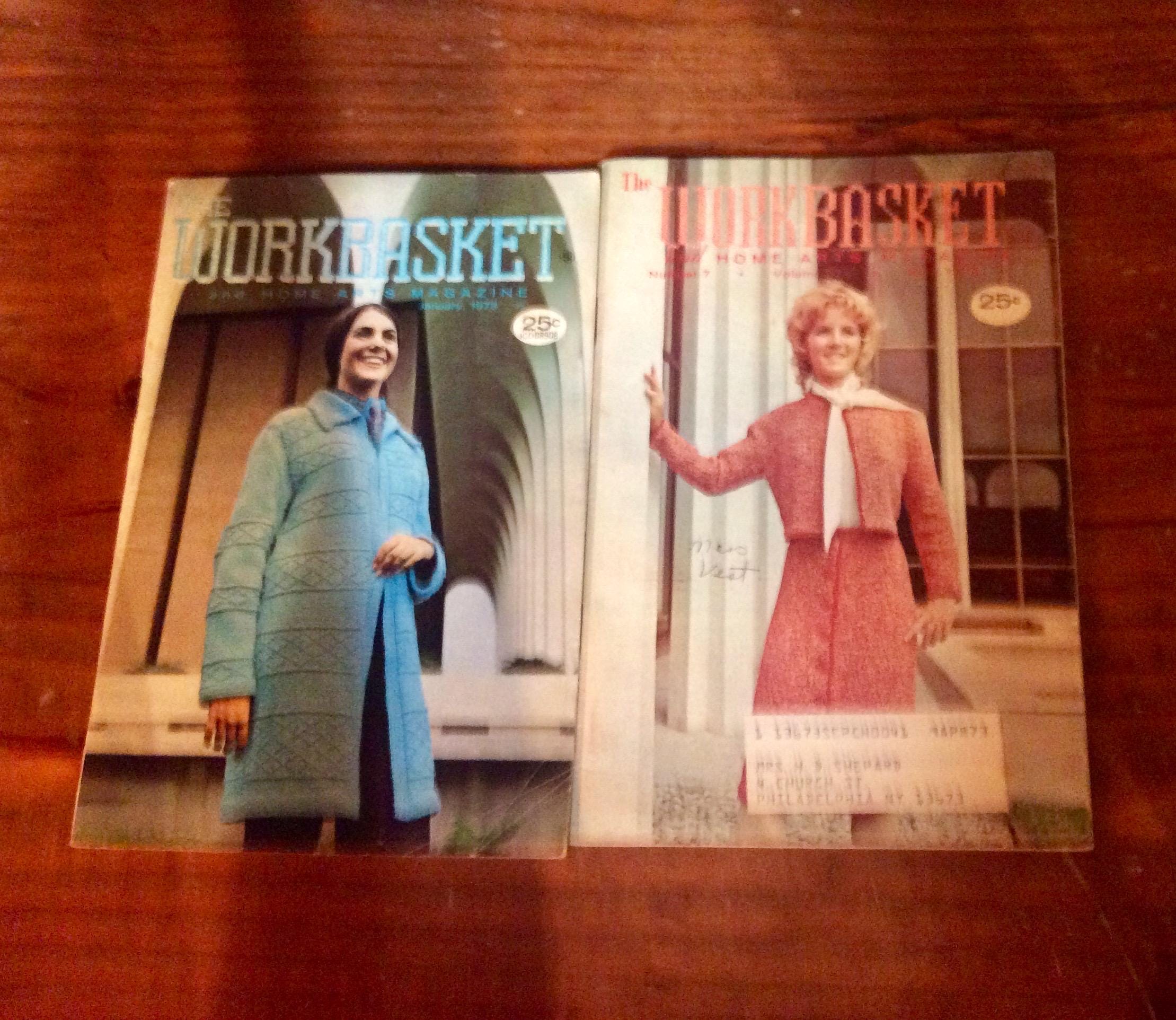 The Work. Basket Magazine  April 1972 January 1973