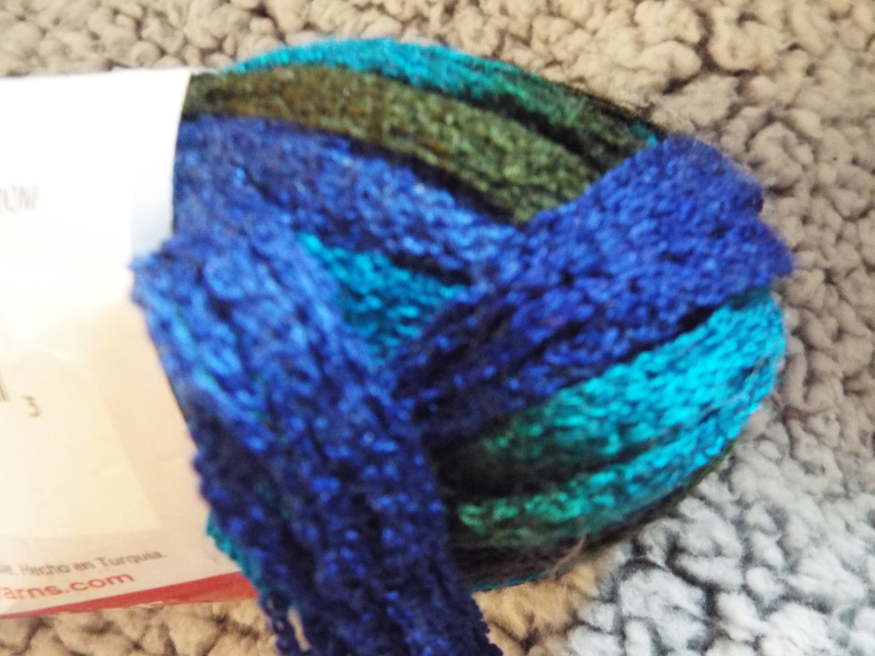 Staribella Premier Ribbon Yarn Canyon Sunrise Blue Green