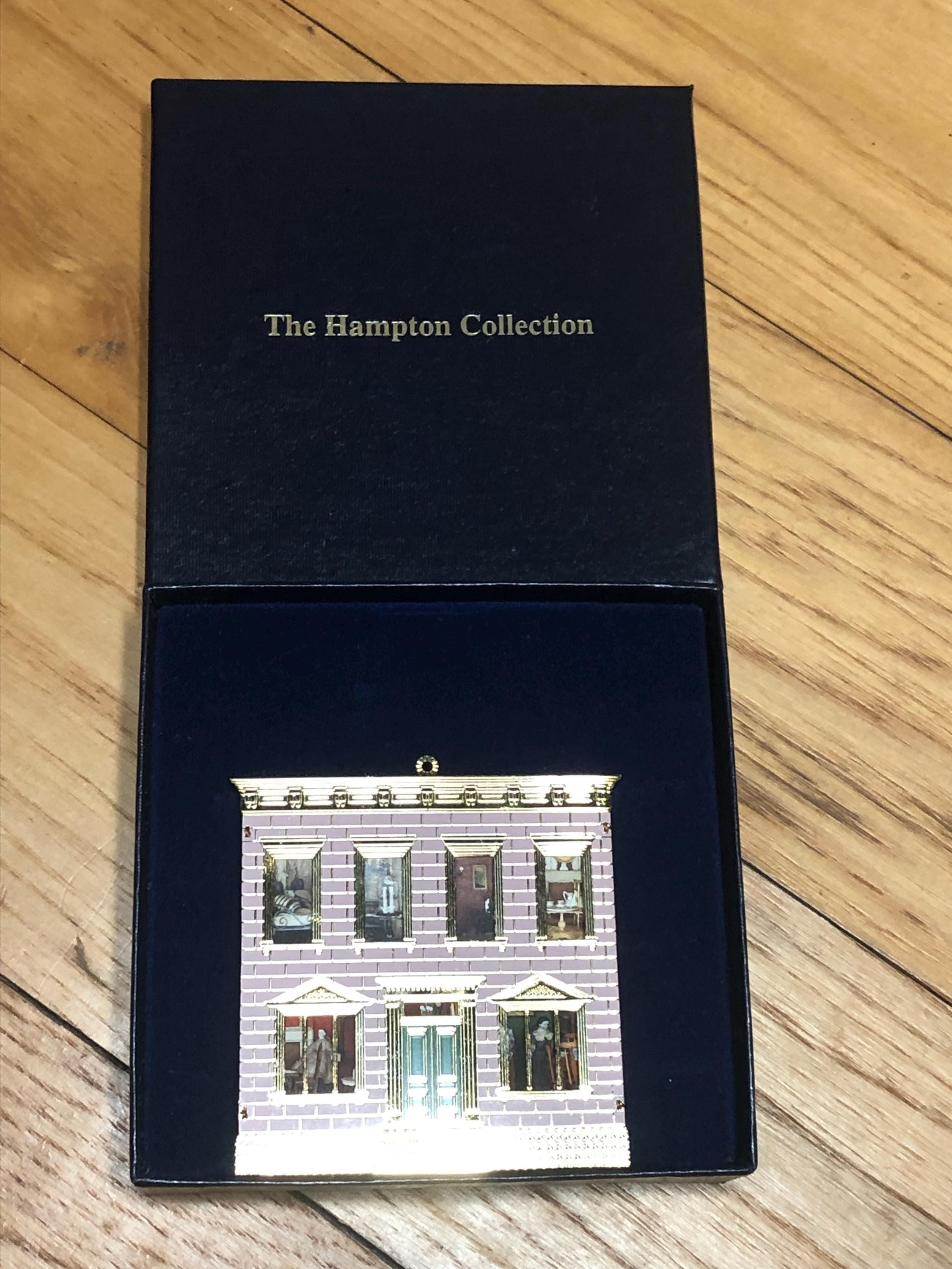 Brownstone House Hampton Collection Miniature Dollhouse Christmas Ornament A Timeless Holiday Treasure