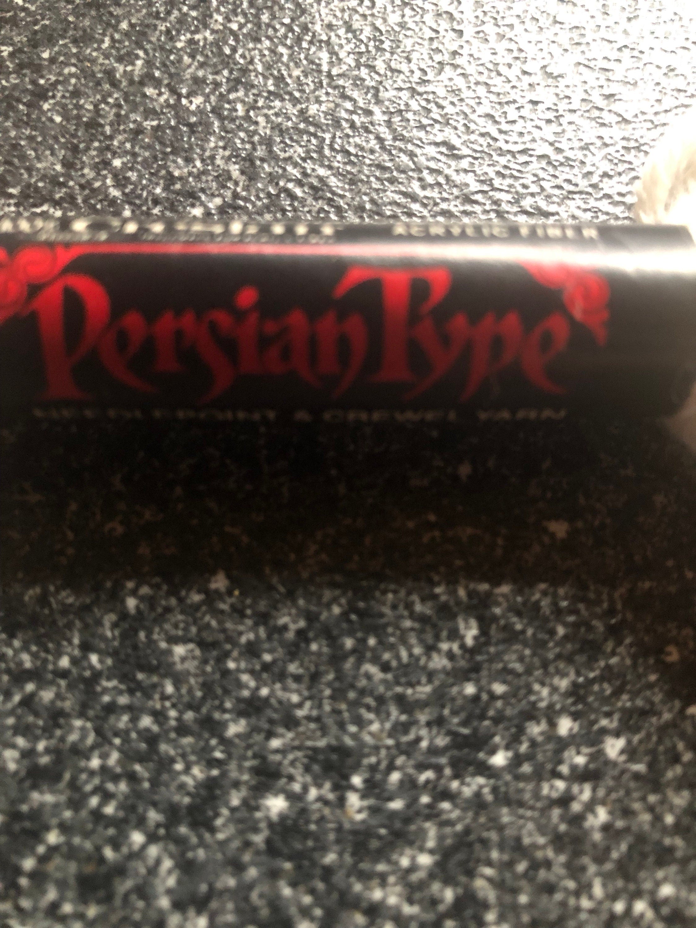 Parisian type needlepoint and cruel, yarn vintage  white