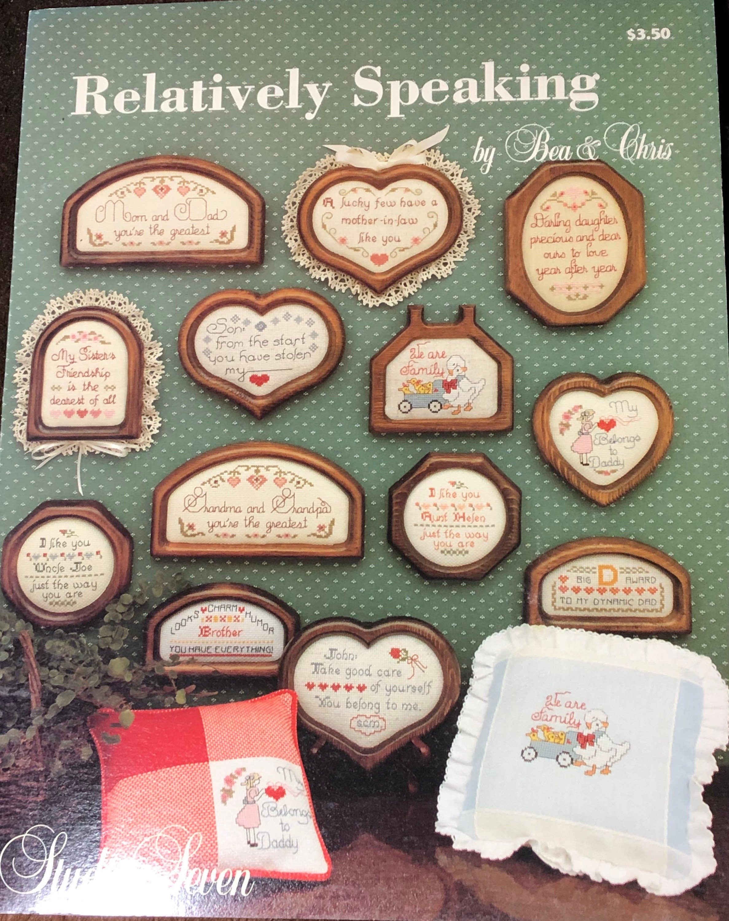 Relatively Speaking By Bea Chris A Studio Seven Booklet