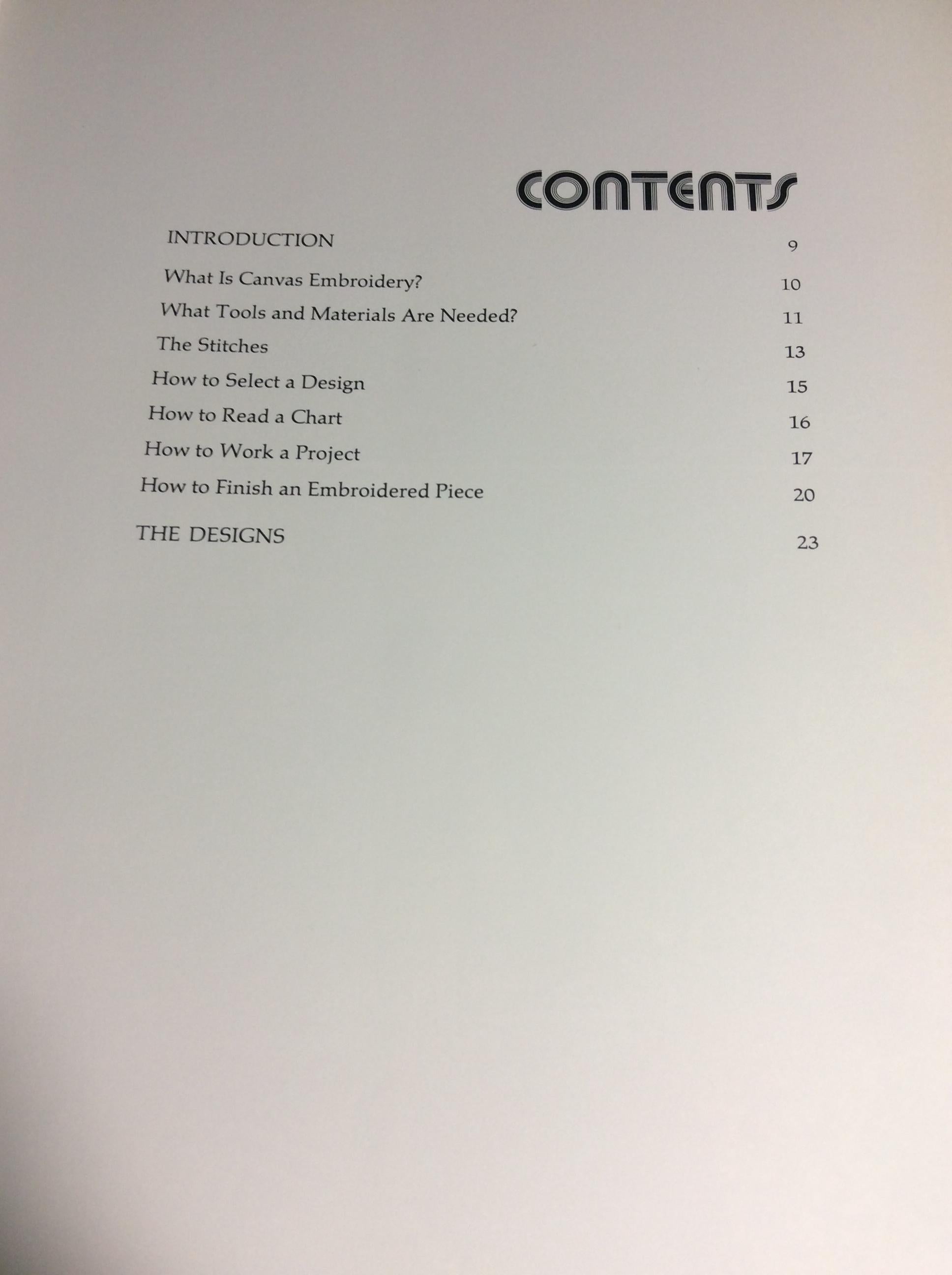 The New World Of Needlepoint First Edition 1972 Hardcover Book