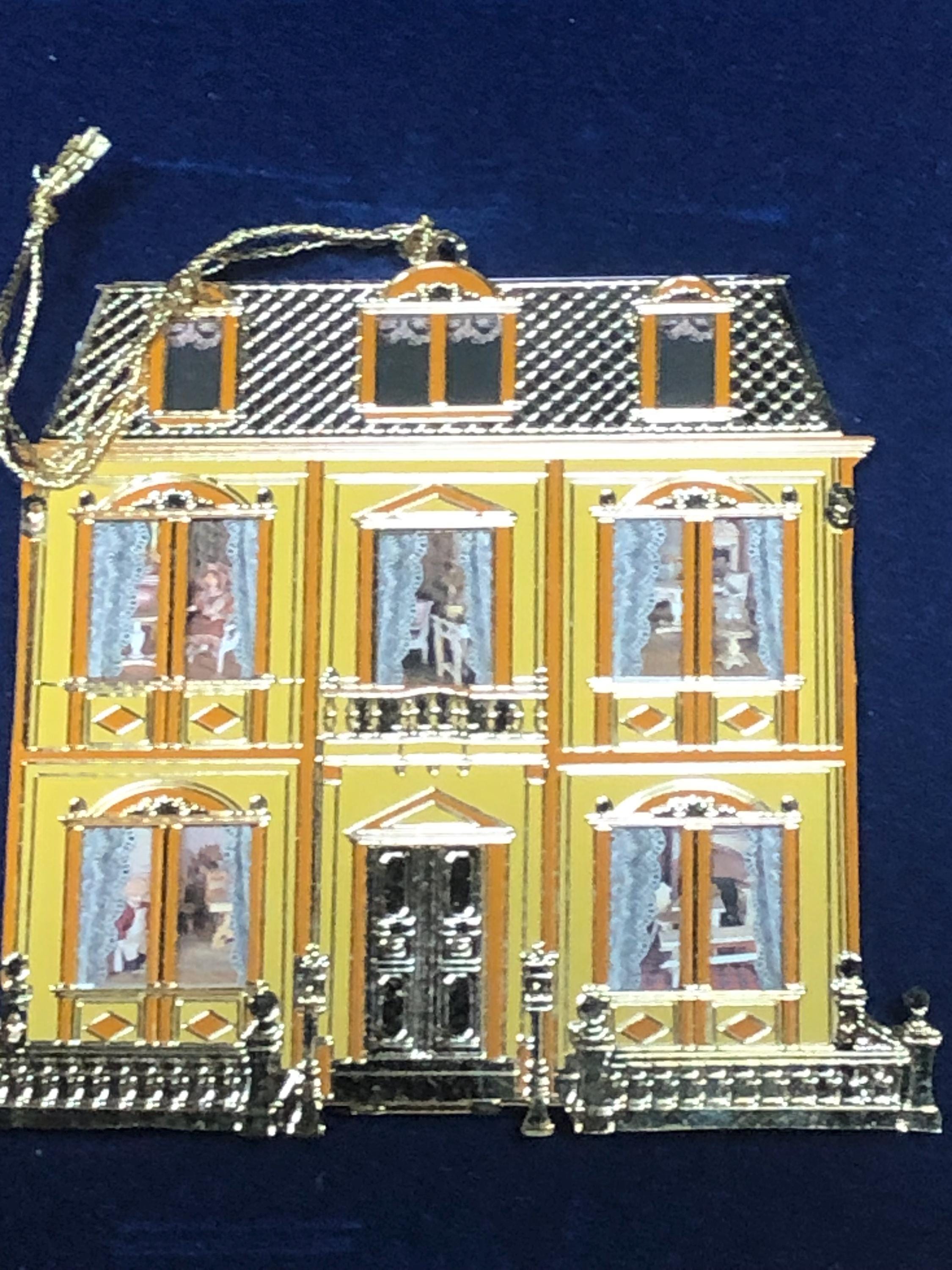 Christian Hacker House The Hamilton Collection Doll Houses Around The World Christmas Ornament