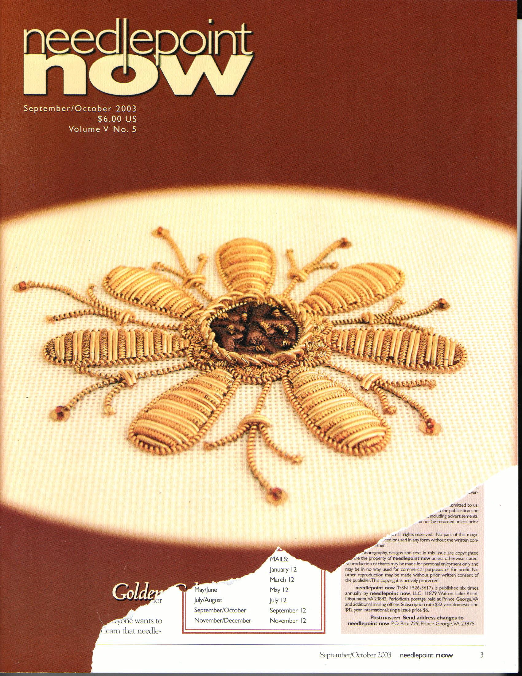 Needlepoint Now September October 2003