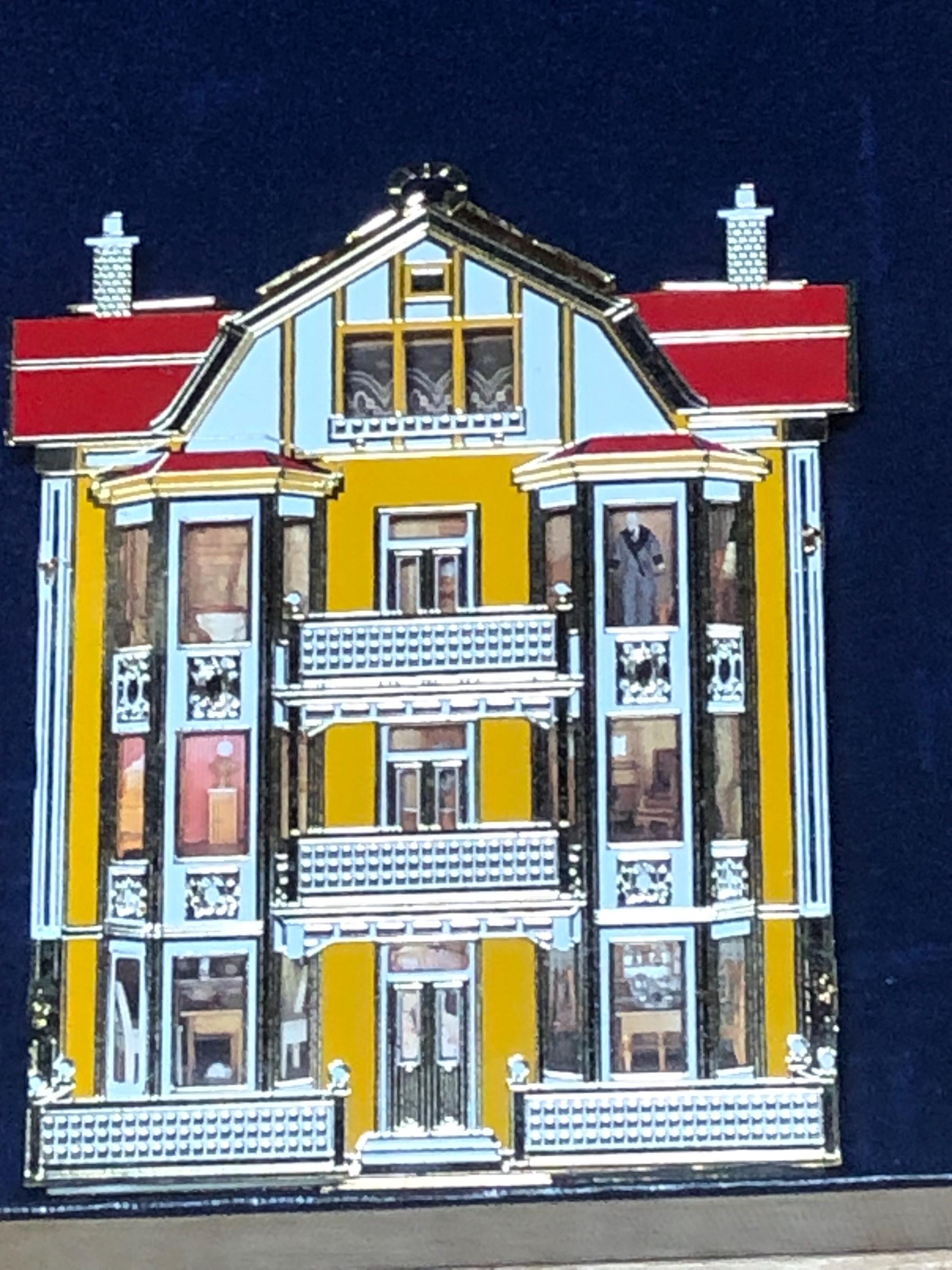 Elevator House A Timeless Miniature Masterpiece From the Hampton Collection Miniature Dollhouses Around the World Christmas Ornament