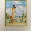 Marty Bell's telegraph Hill Lighthouse Cross Stitch Pattern Leaflet Pegasus Publication