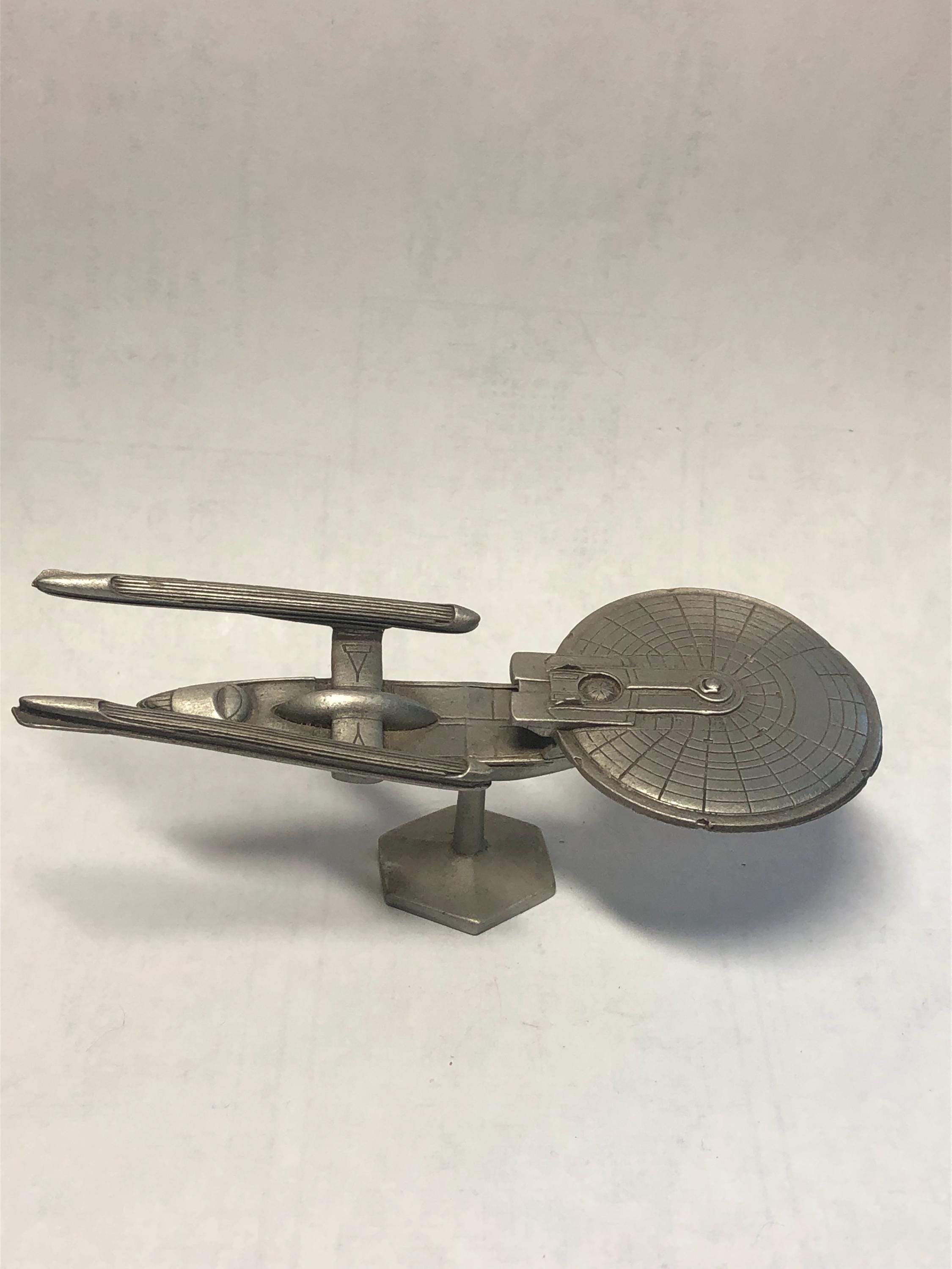 USS Excelsior NCC-2000 Star Trek  1991 Vintage Radcliffe Pewter