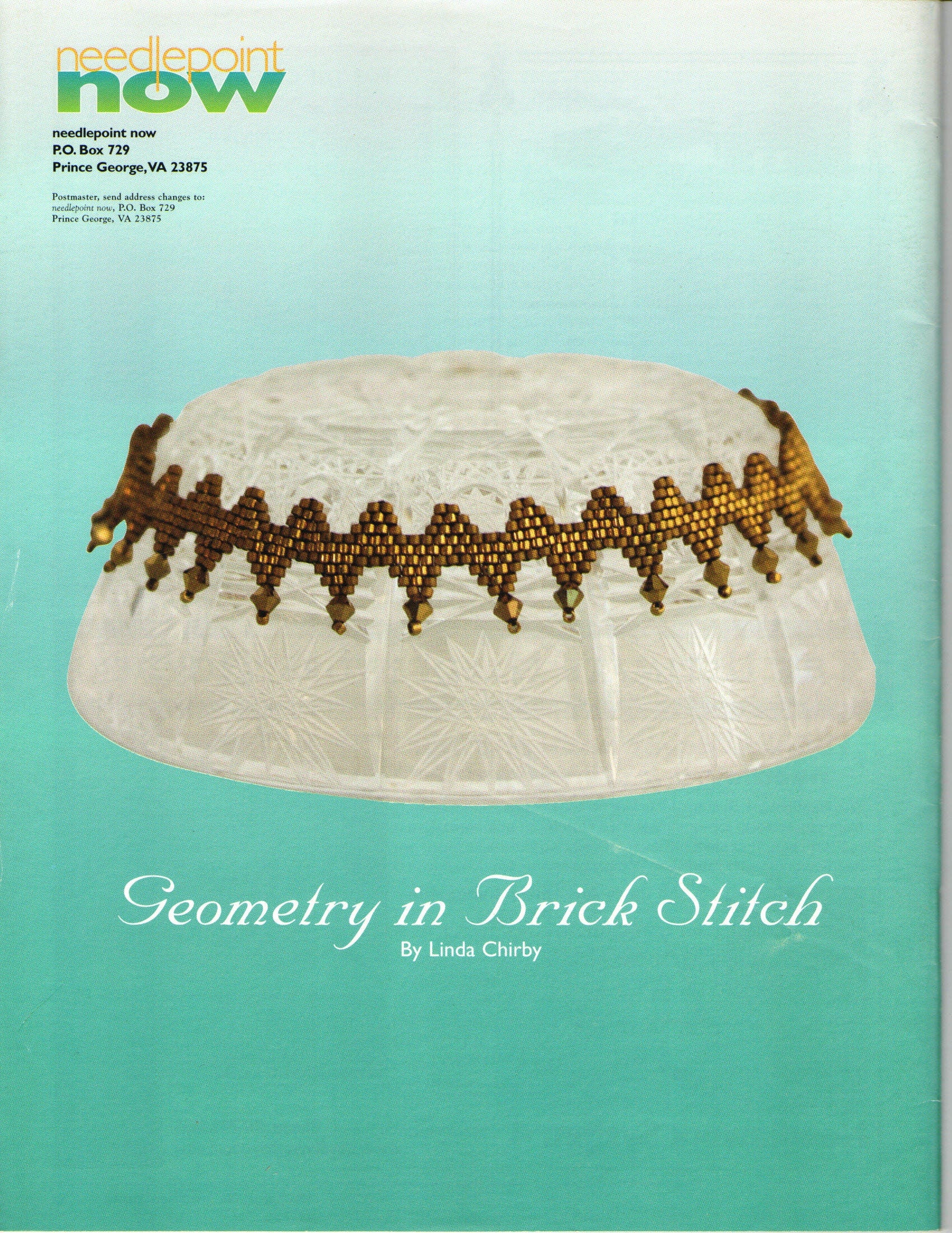 Needlepoint Now May June 2001 Vol !!! Number 3 Magazine 2001 Aurora Borealis Revisited