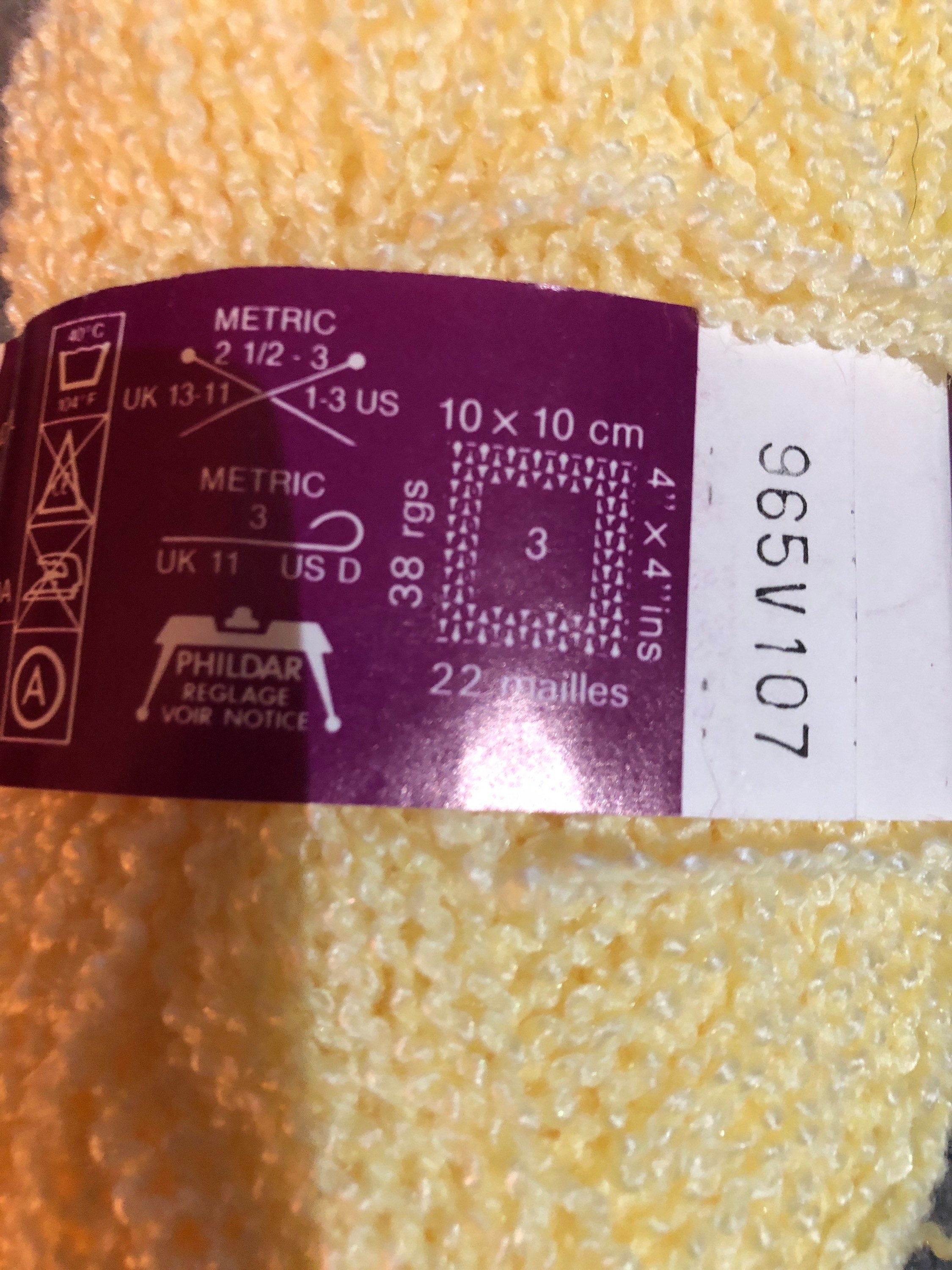 Phildar International Ovation 198 Yellow Yarn