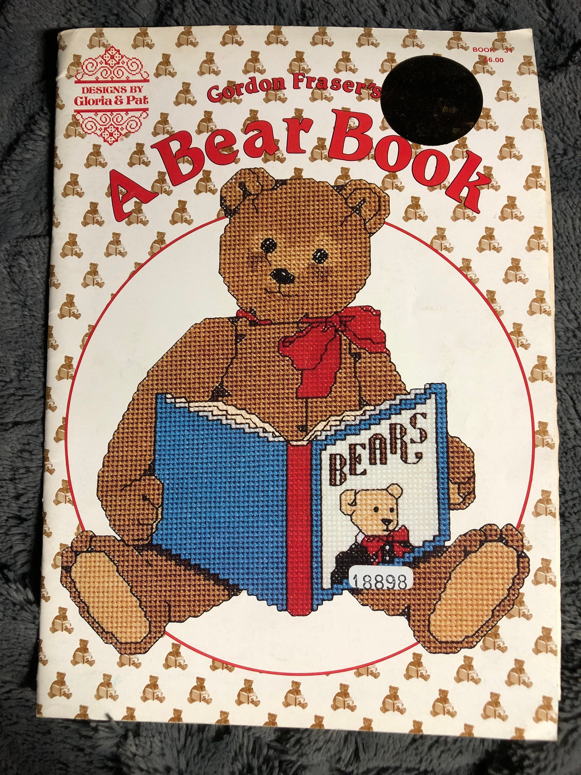 Gordon Fraser’s A Bear Book Cross Stitch Patten Book