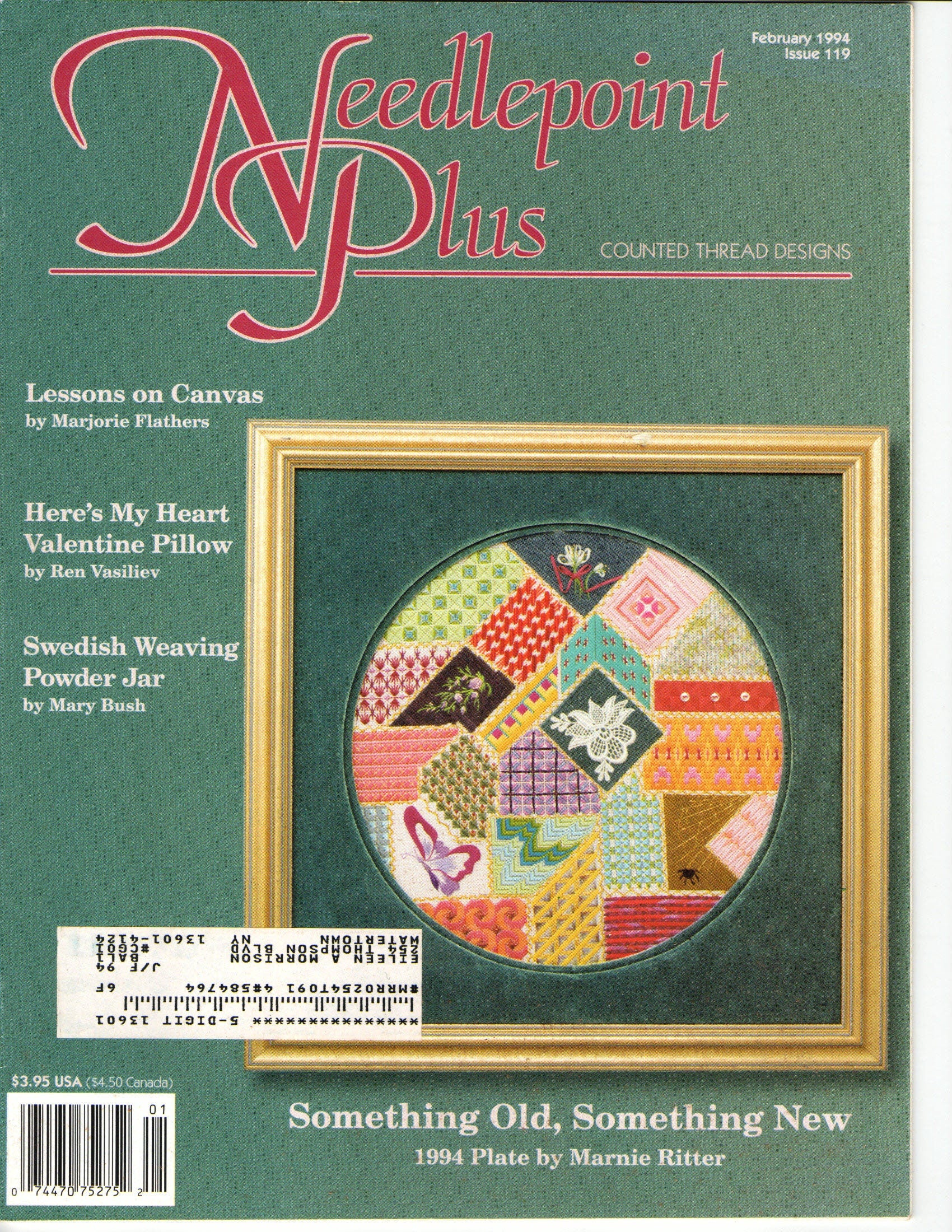 Needlepoint Plus Magazine February 1994