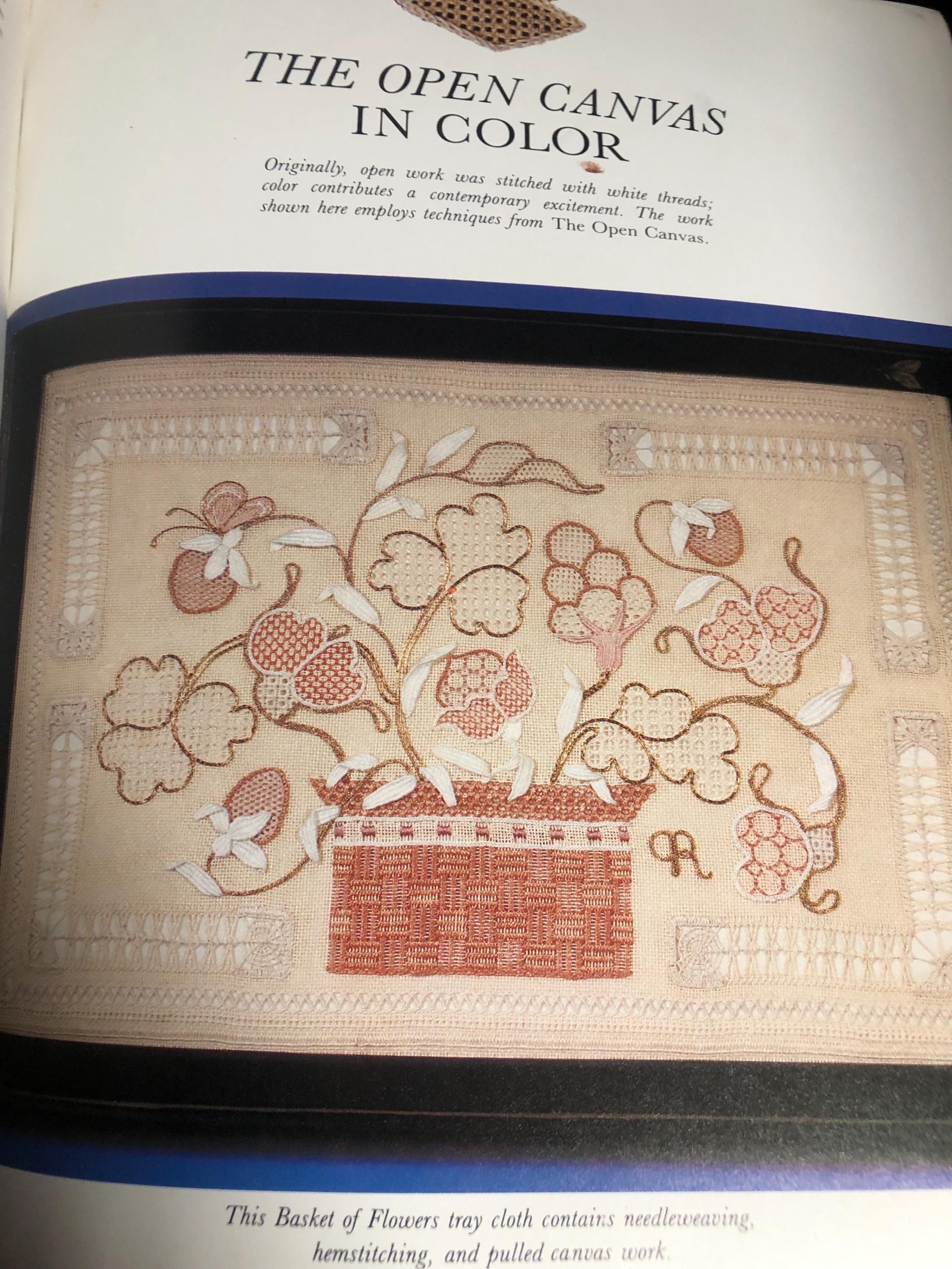The Open Canvas Soft Cover Book By Carolyn Ambuter Open Needlework First Edition