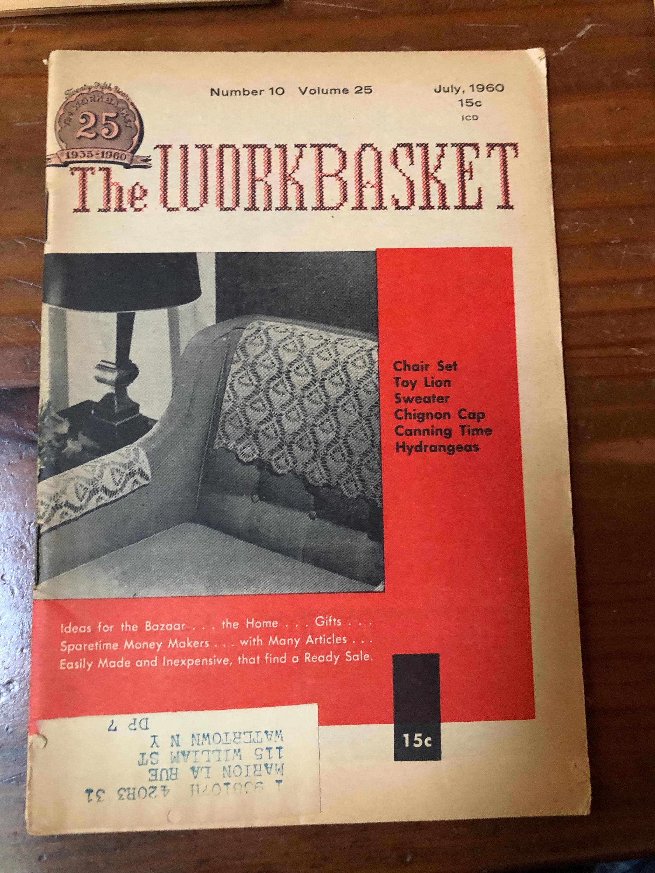 The Work. Basket Magazine 1960