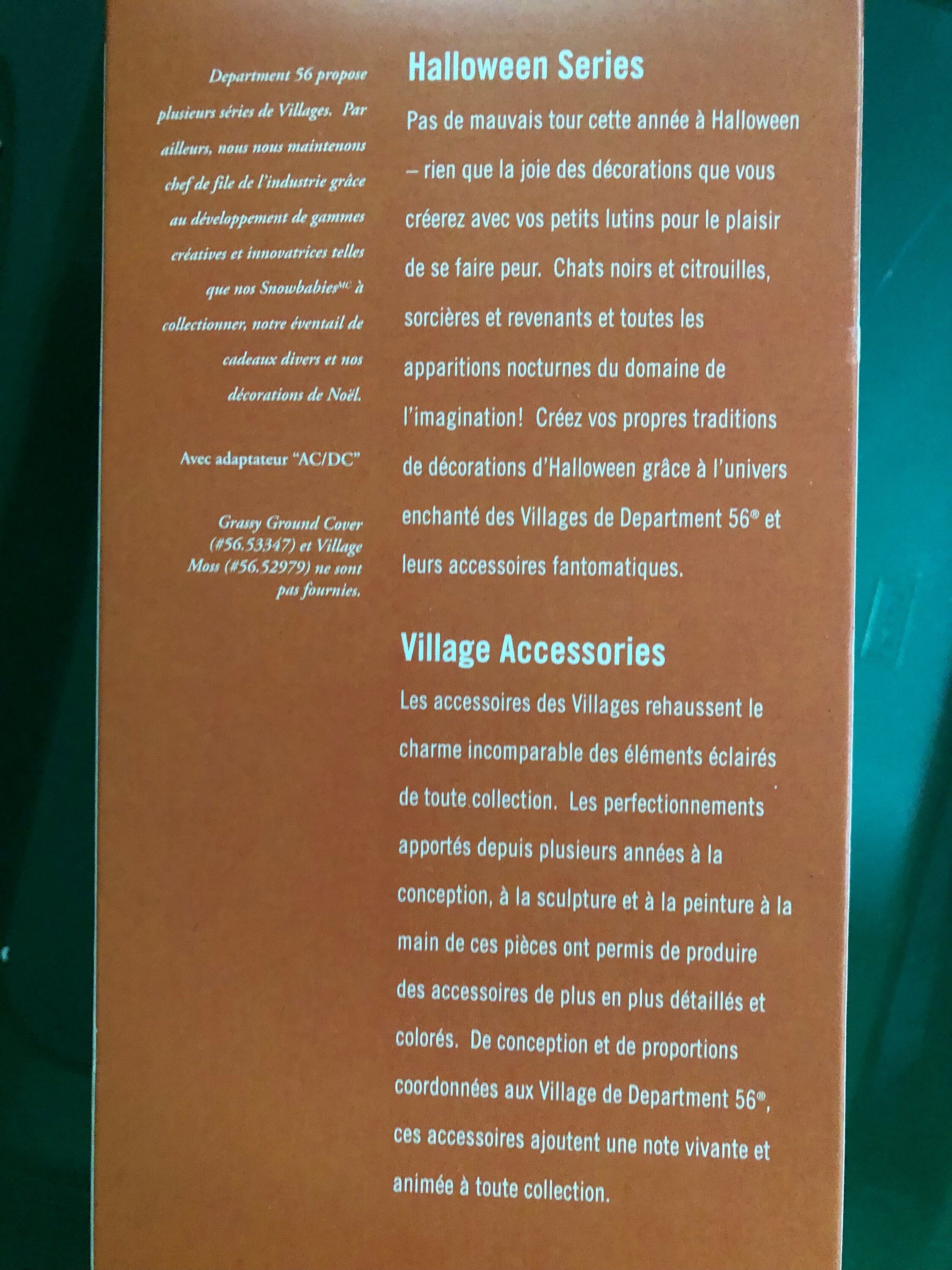 Retired Department 56 Snow Village Animated "Mummy Mischief" Never Displayed