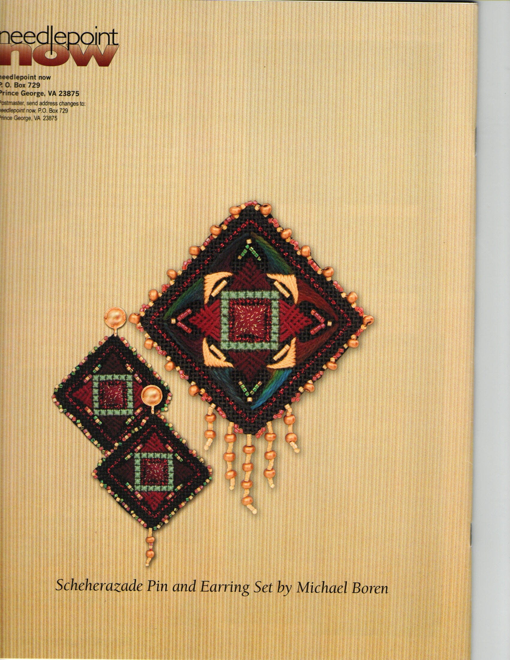 Needlepoint Now March April 2004 Vol VI No 2 Magazine Spring Pansies by Debbie Steichler
