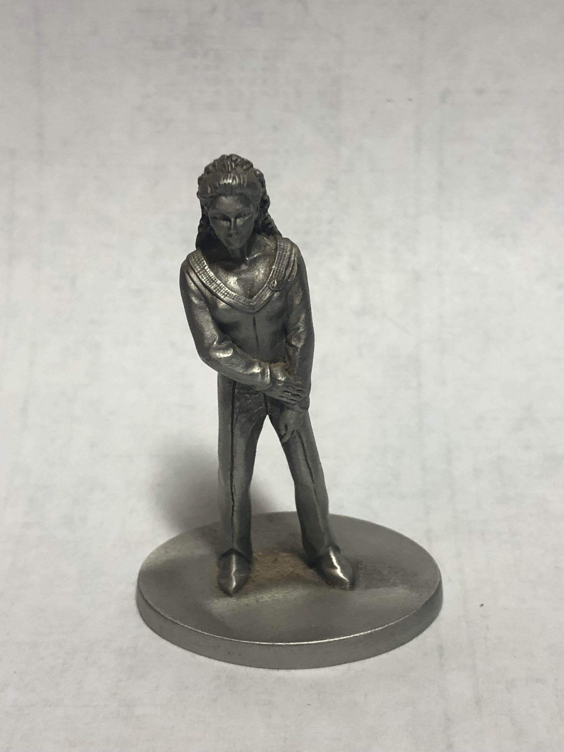 Deanna Troi Star Trek  1993 Vintage Radcliffe Pewter