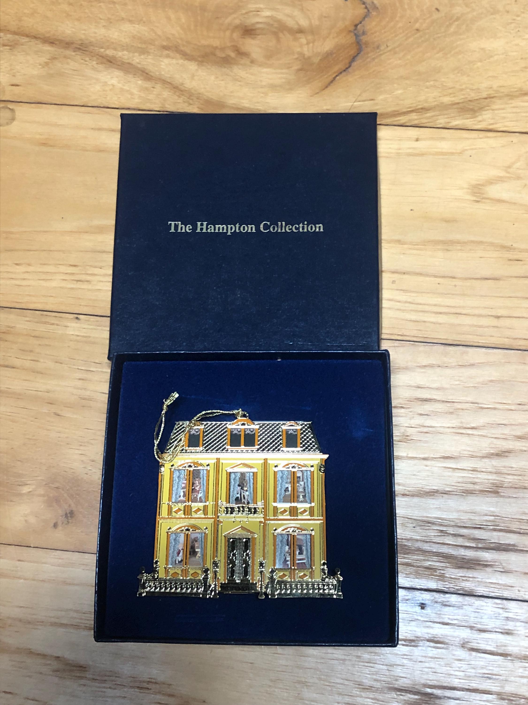 Christian Hacker House The Hamilton Collection Doll Houses Around The World Christmas Ornament