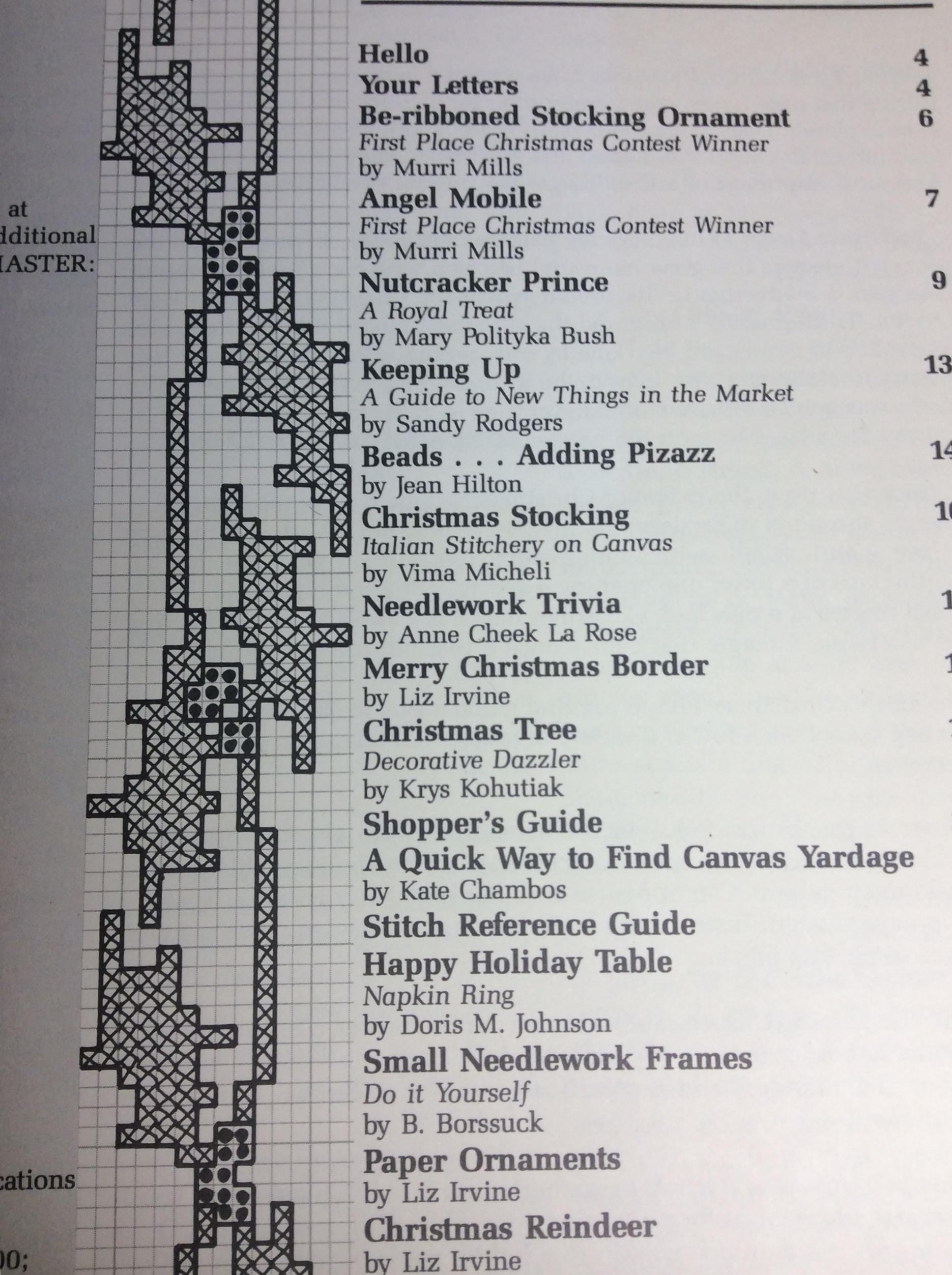 Vintage Needlepoint News Magazine 1980's