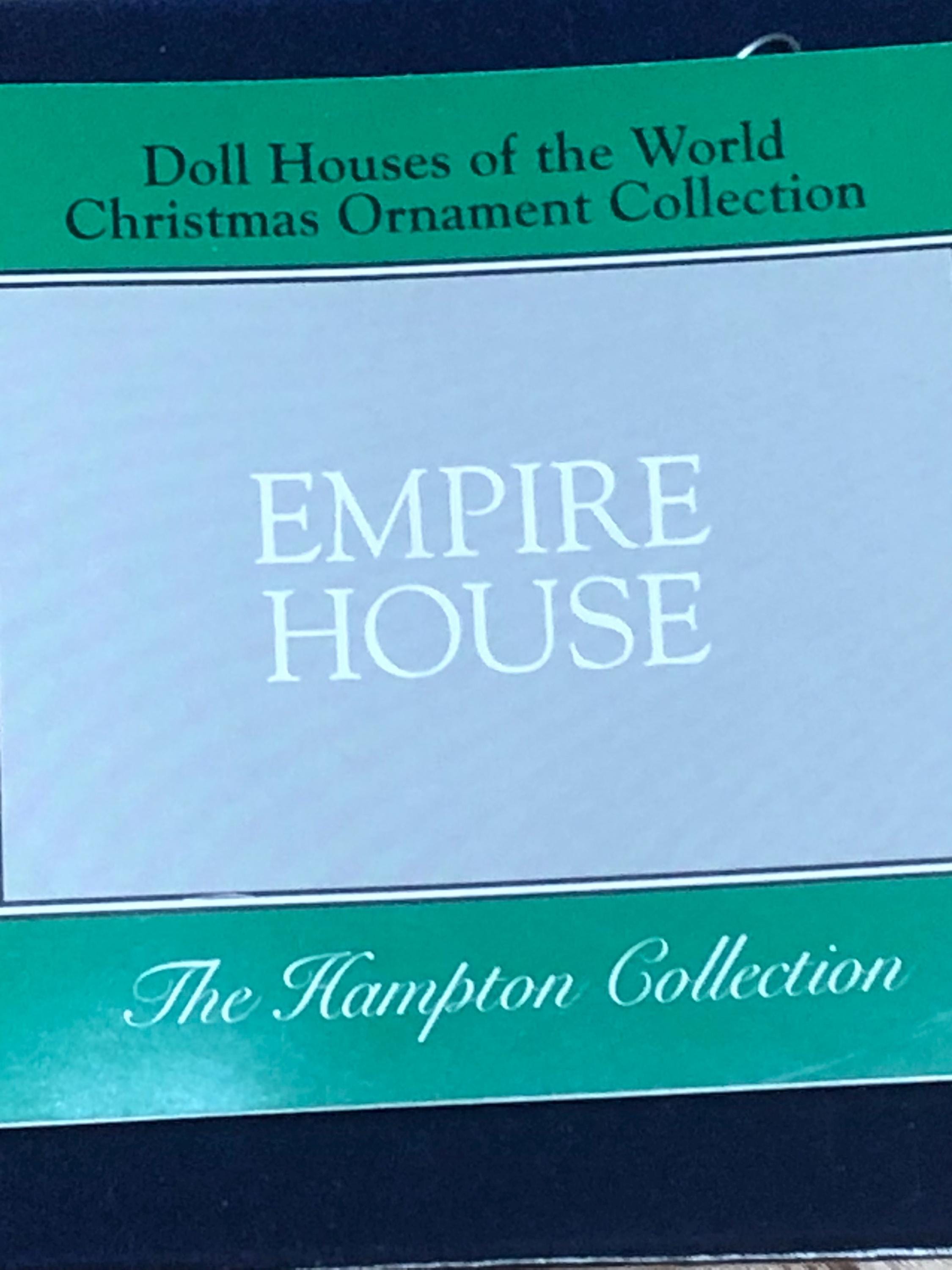 Empire House A Timeless Miniature Masterpiece Hampton Collection Dollhouses Around the World Collection