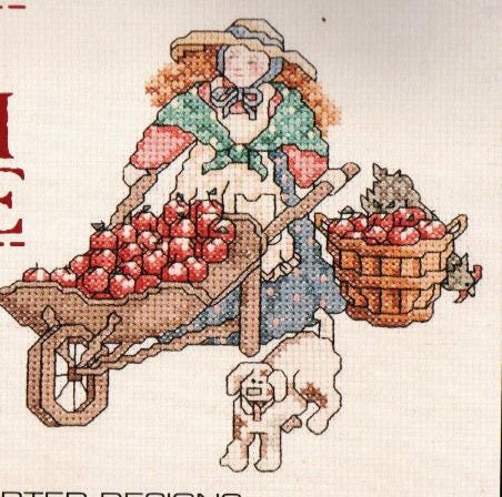 A Stitch In Time 1989 Cross Stich Calendar Leasure Arts Presents12 Charted Designs