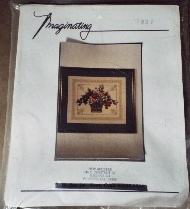 Bowl Of Fruit 1232 Counted Cross Stitch Kit Imaginating