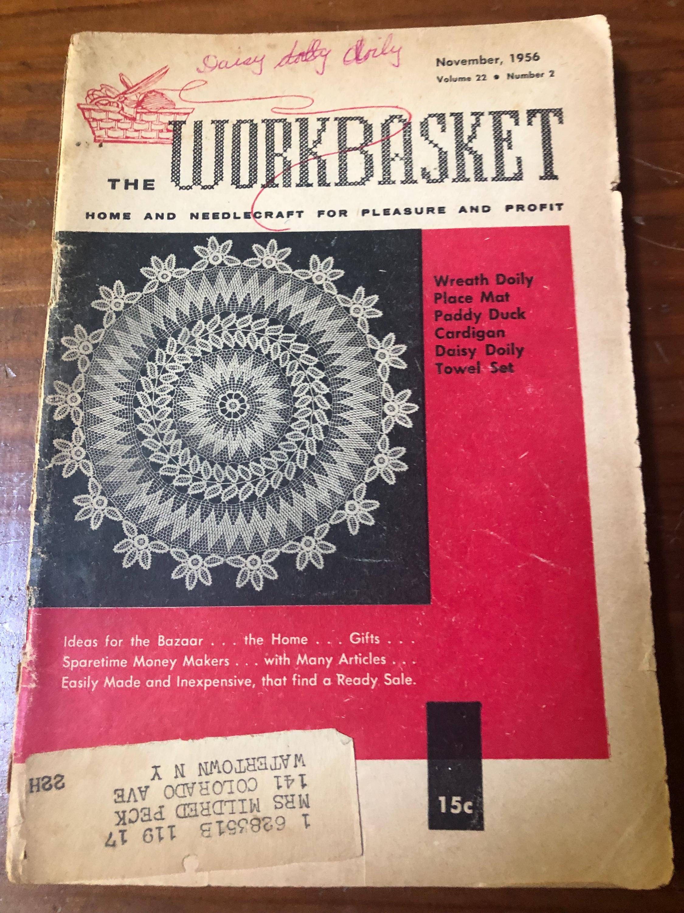 The Work. Basket Magazine 1956