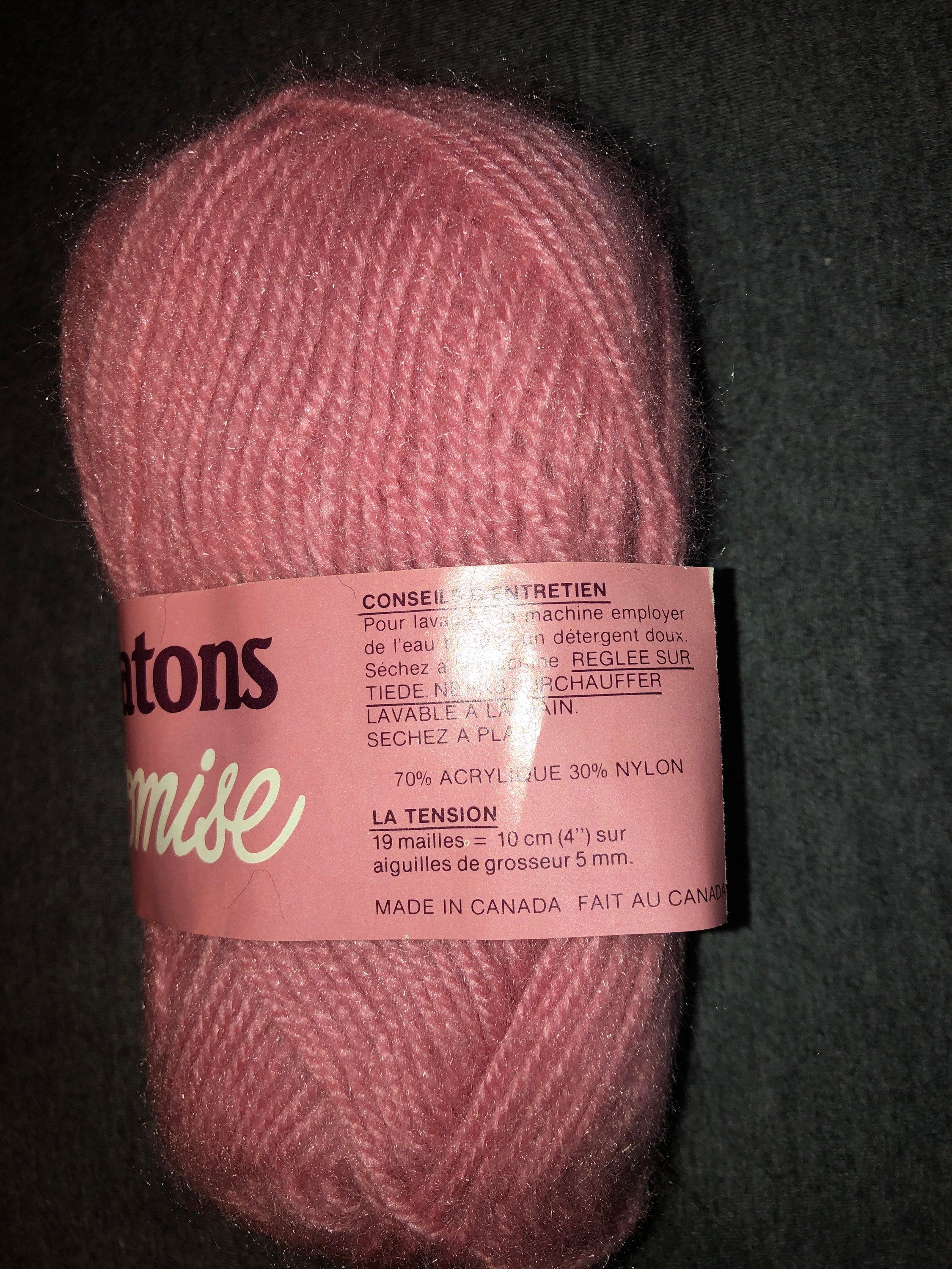 Patons Promise Vintage Yarn Pink 3046 Lot 10
