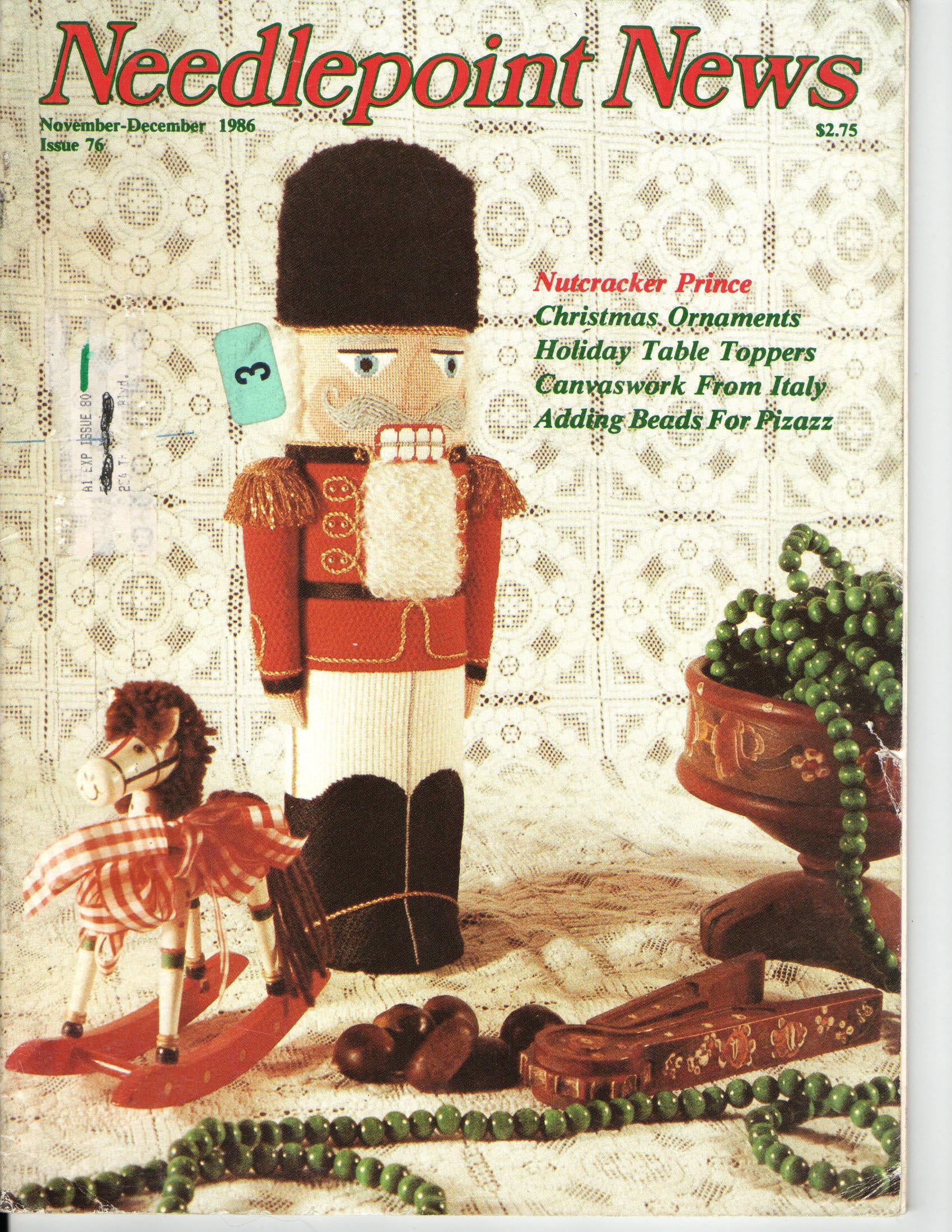 Vintage Needlepoint News Magazine 1980's