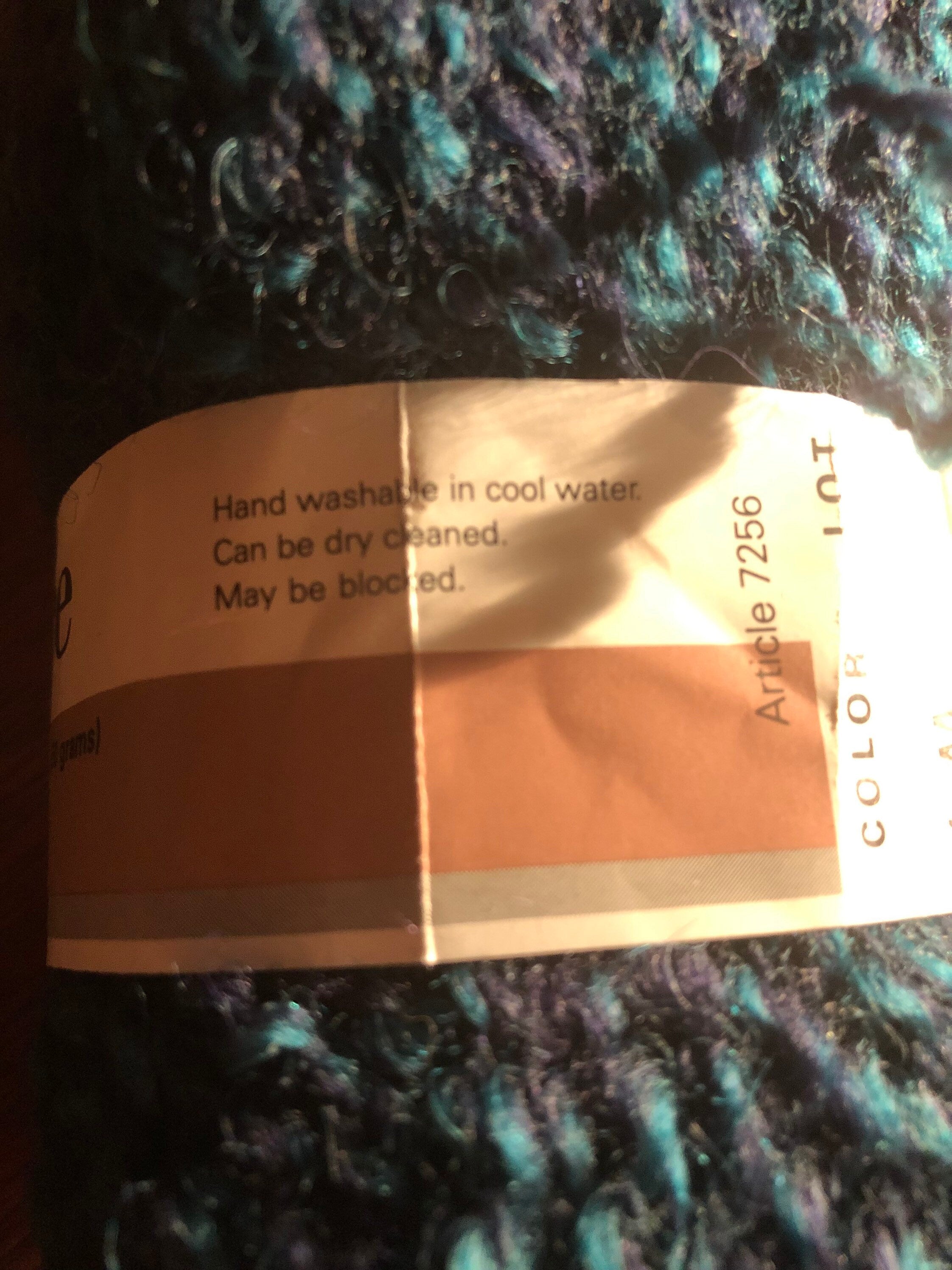 Bucilla Rapture Yarn Rare Vintage Blue