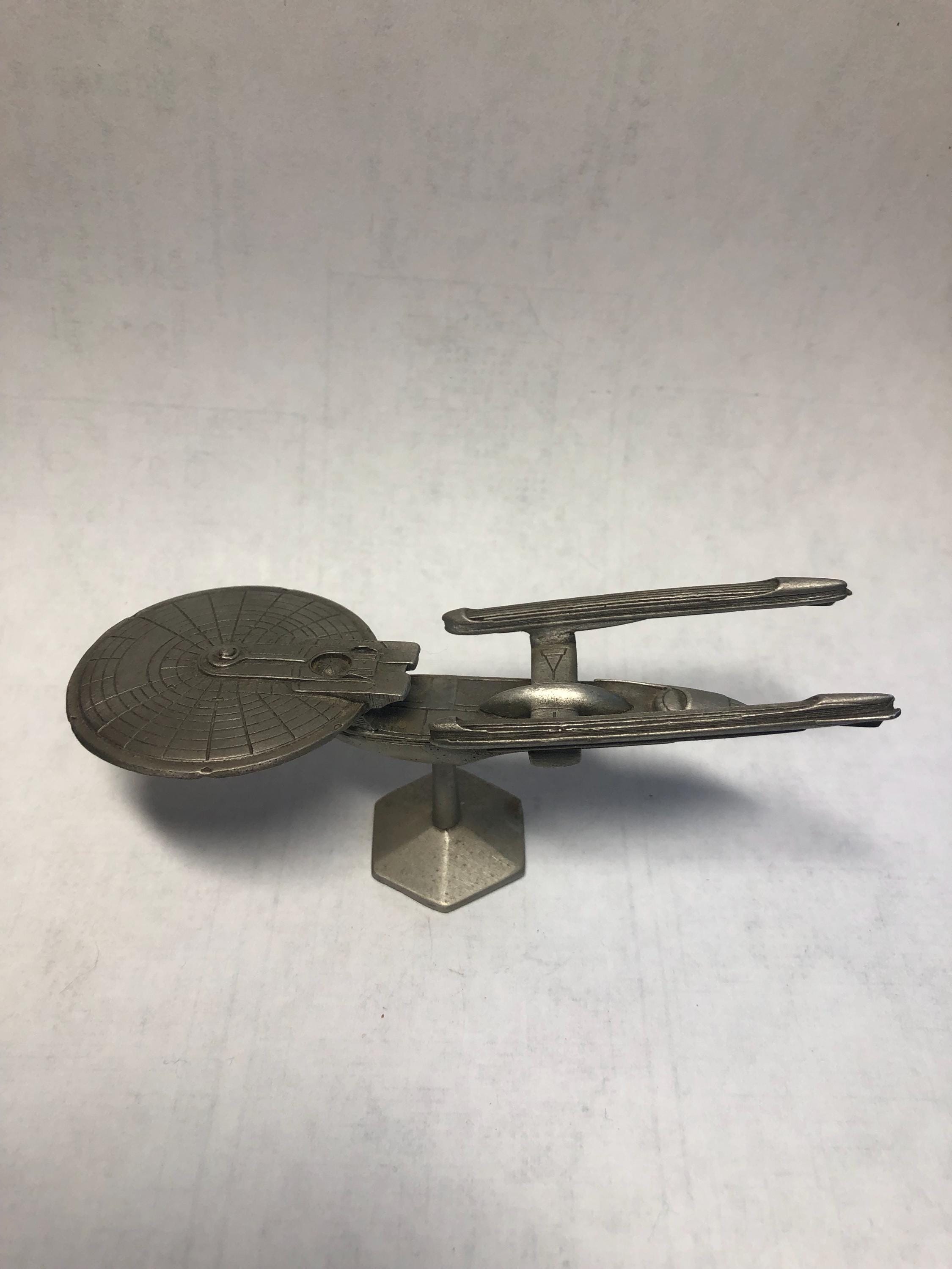 USS Excelsior NCC-2000 Star Trek  1991 Vintage Radcliffe Pewter
