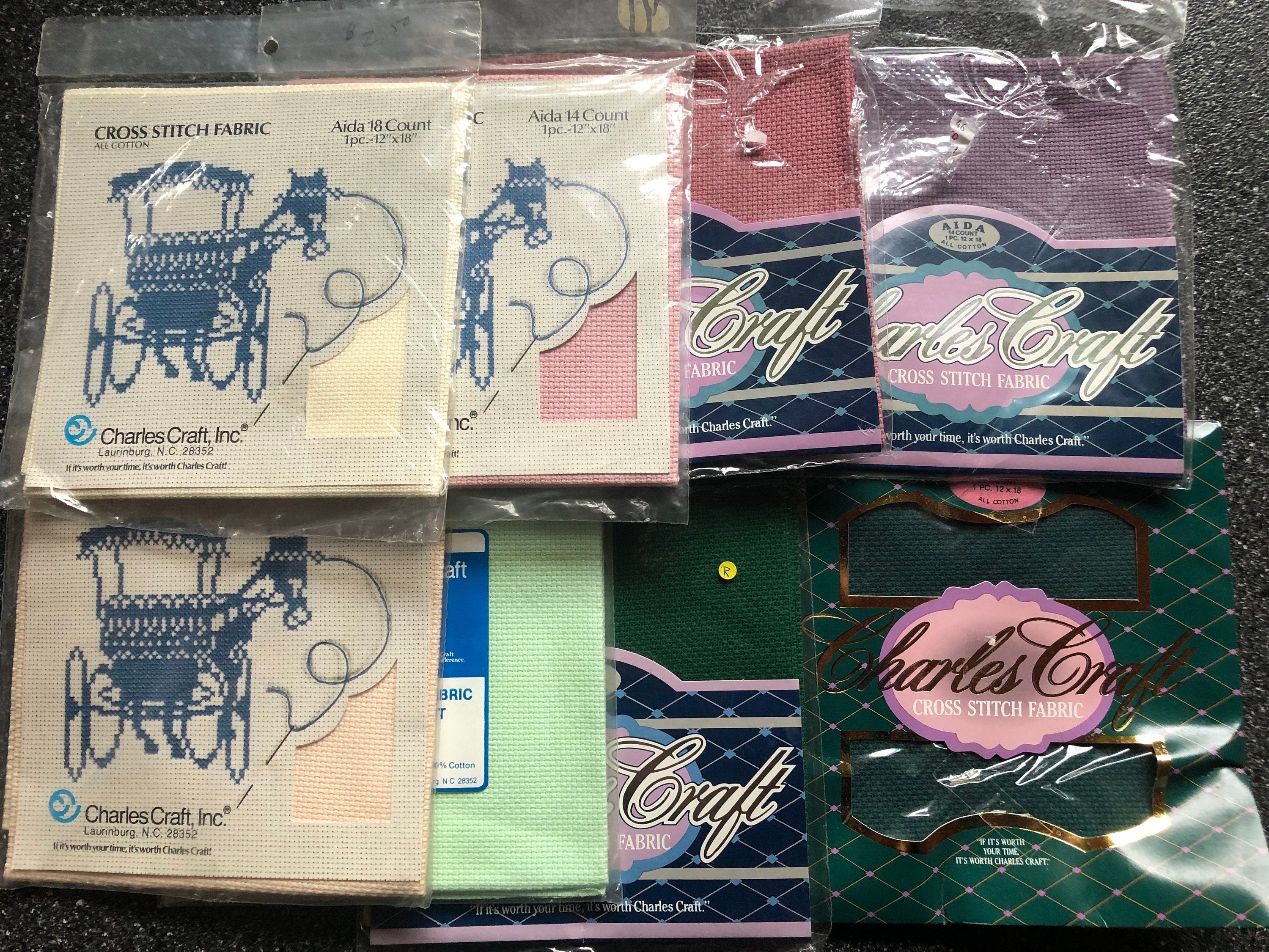 Aida Cloth Cross Stitch Fabric by Charles Craft Inc