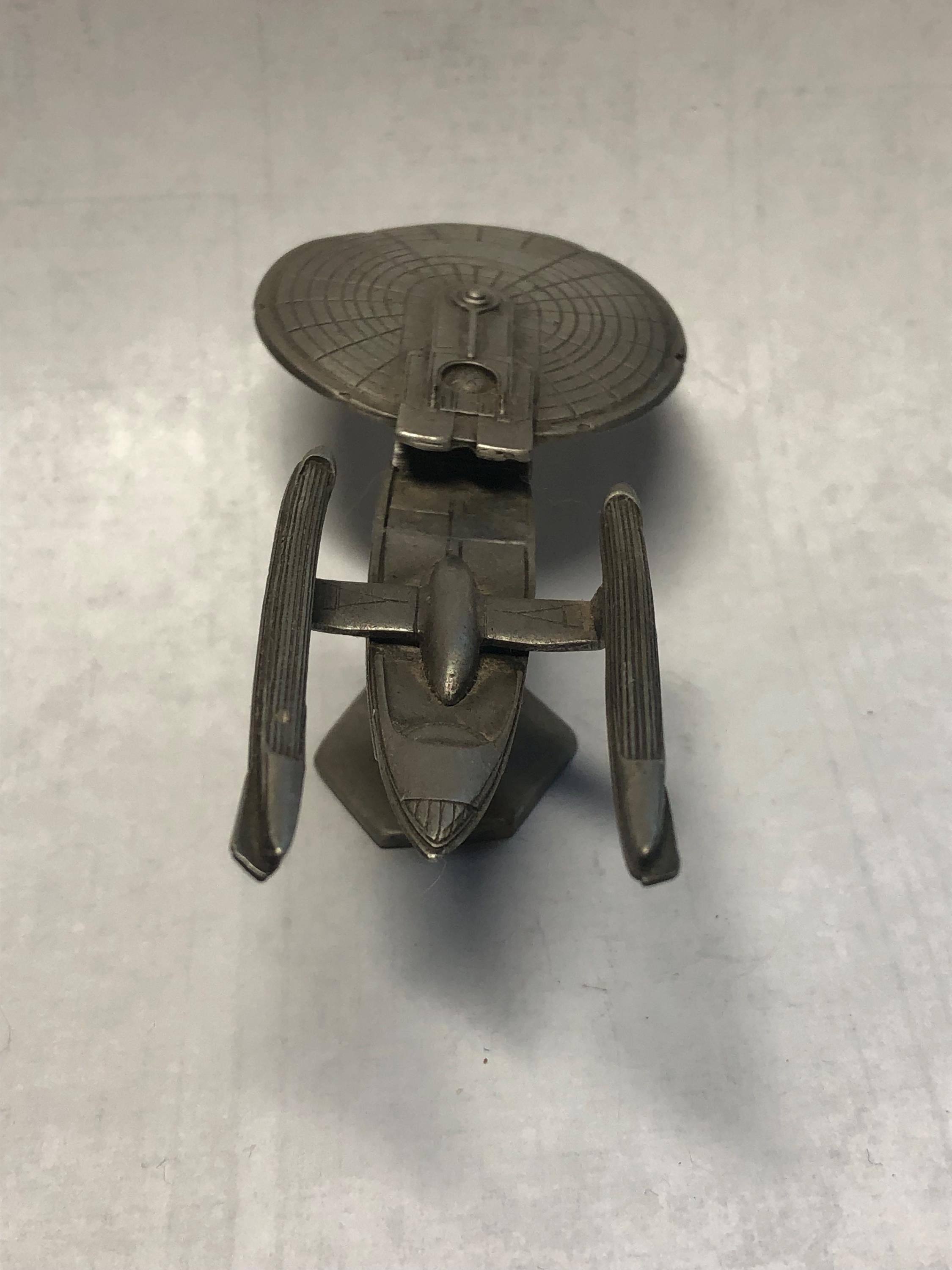 USS Excelsior NCC-2000 Star Trek  1991 Vintage Radcliffe Pewter