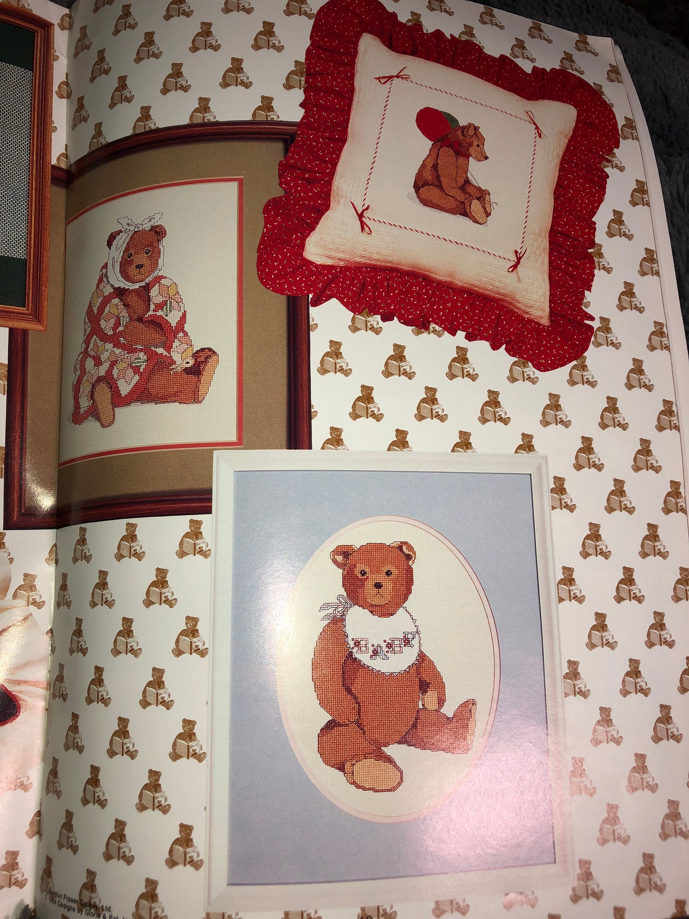 Gordon Fraser’s A Bear Book Cross Stitch Patten Book