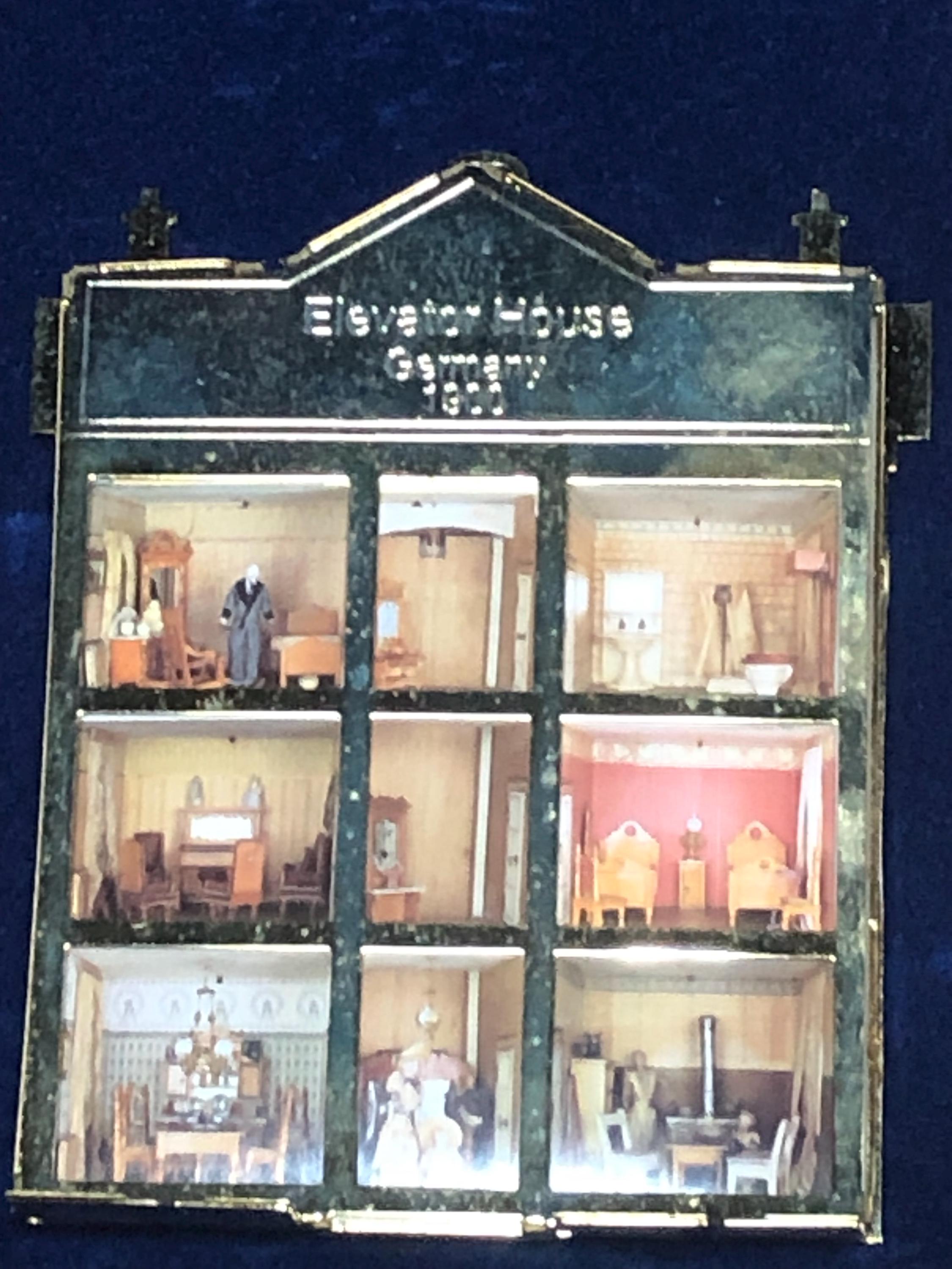 Elevator House A Timeless Miniature Masterpiece From the Hampton Collection Miniature Dollhouses Around the World Christmas Ornament