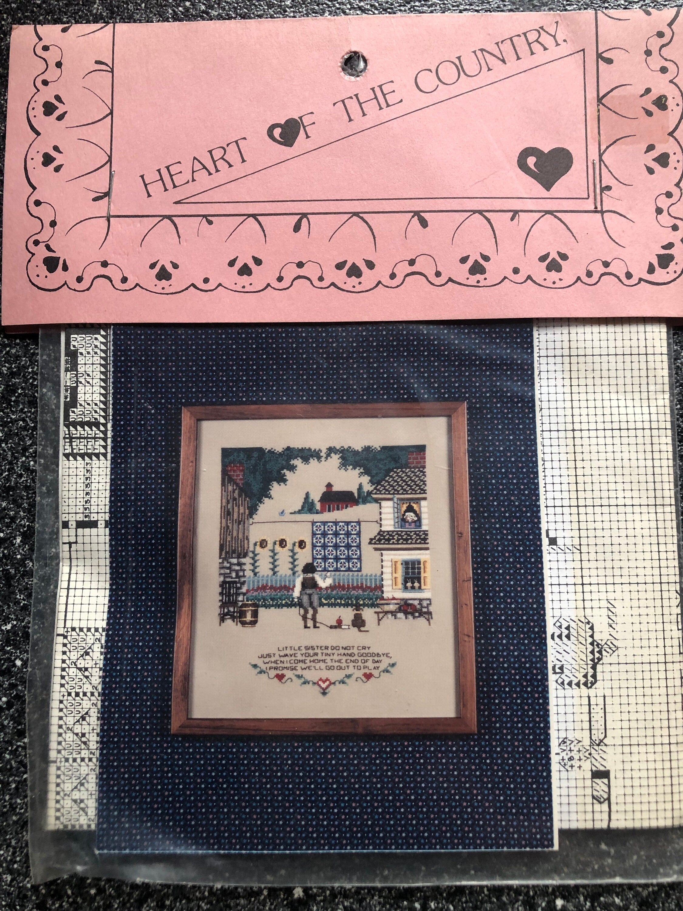 Summers End Heart Of The Country Cross Stitch Pattern
