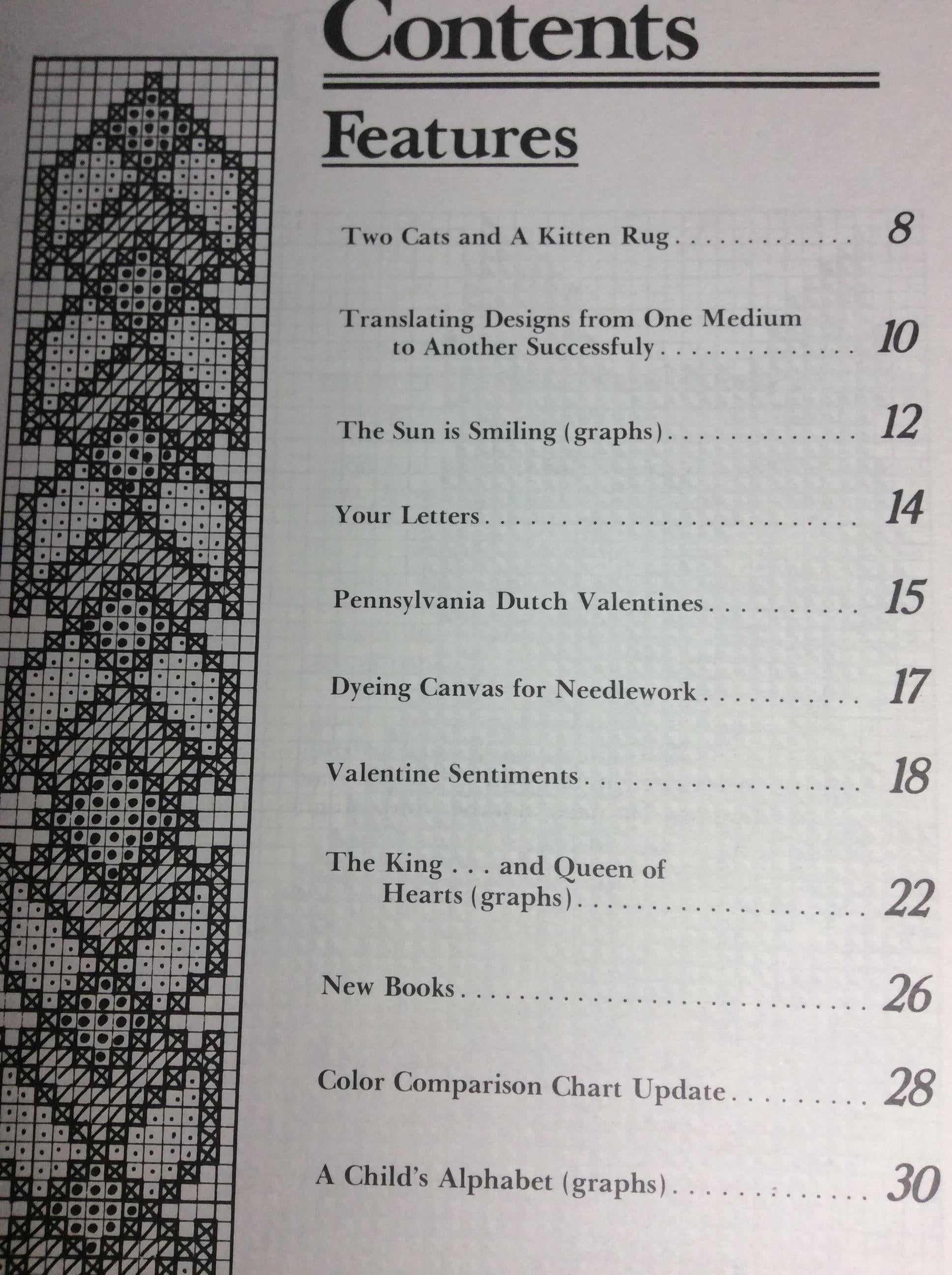 Vintage Needlepoint News Magazine 1980's