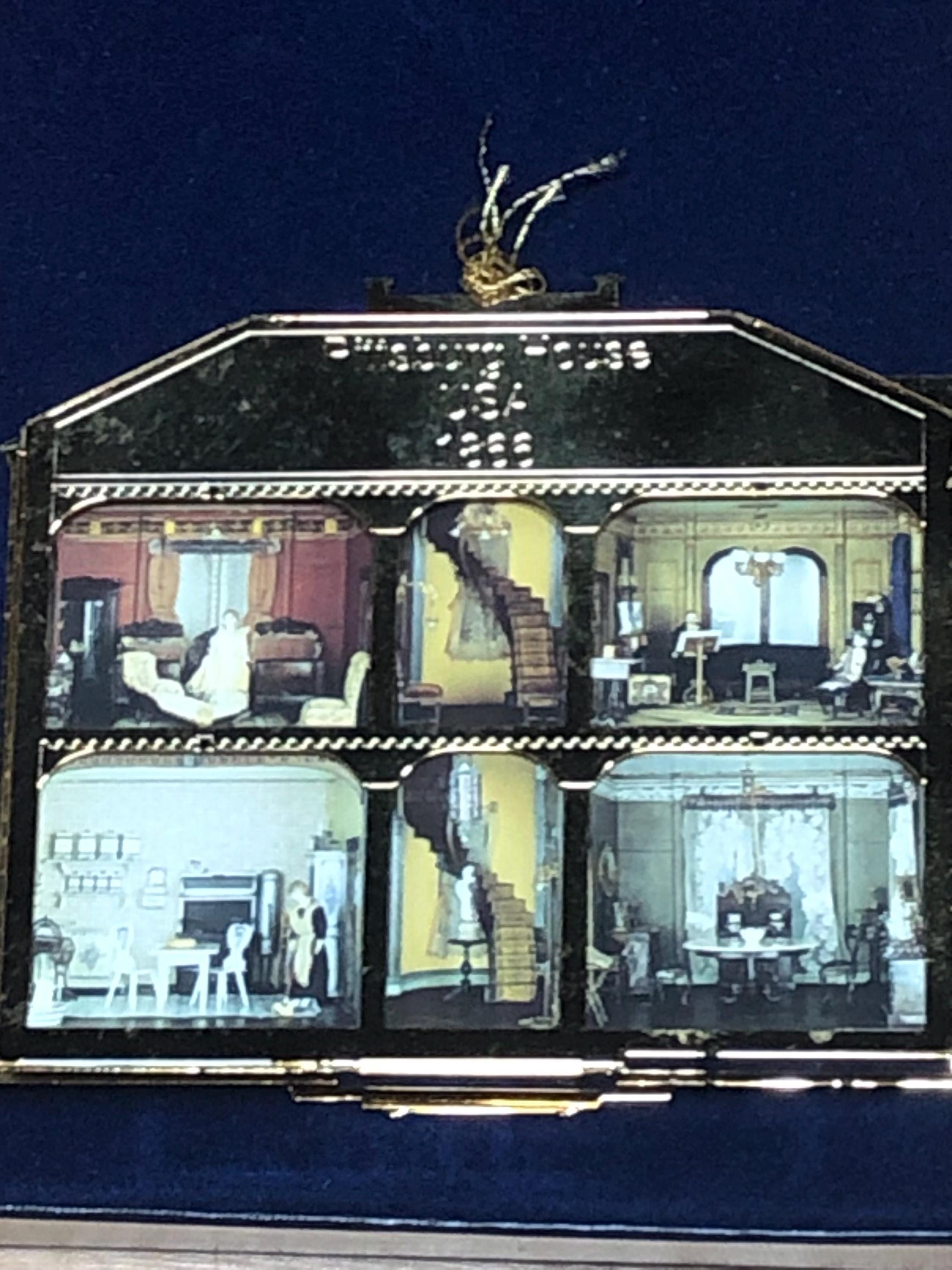 Pittsburgh House Hampton Collection Miniature Dollhouses Around the World Christmas Ornament Collection