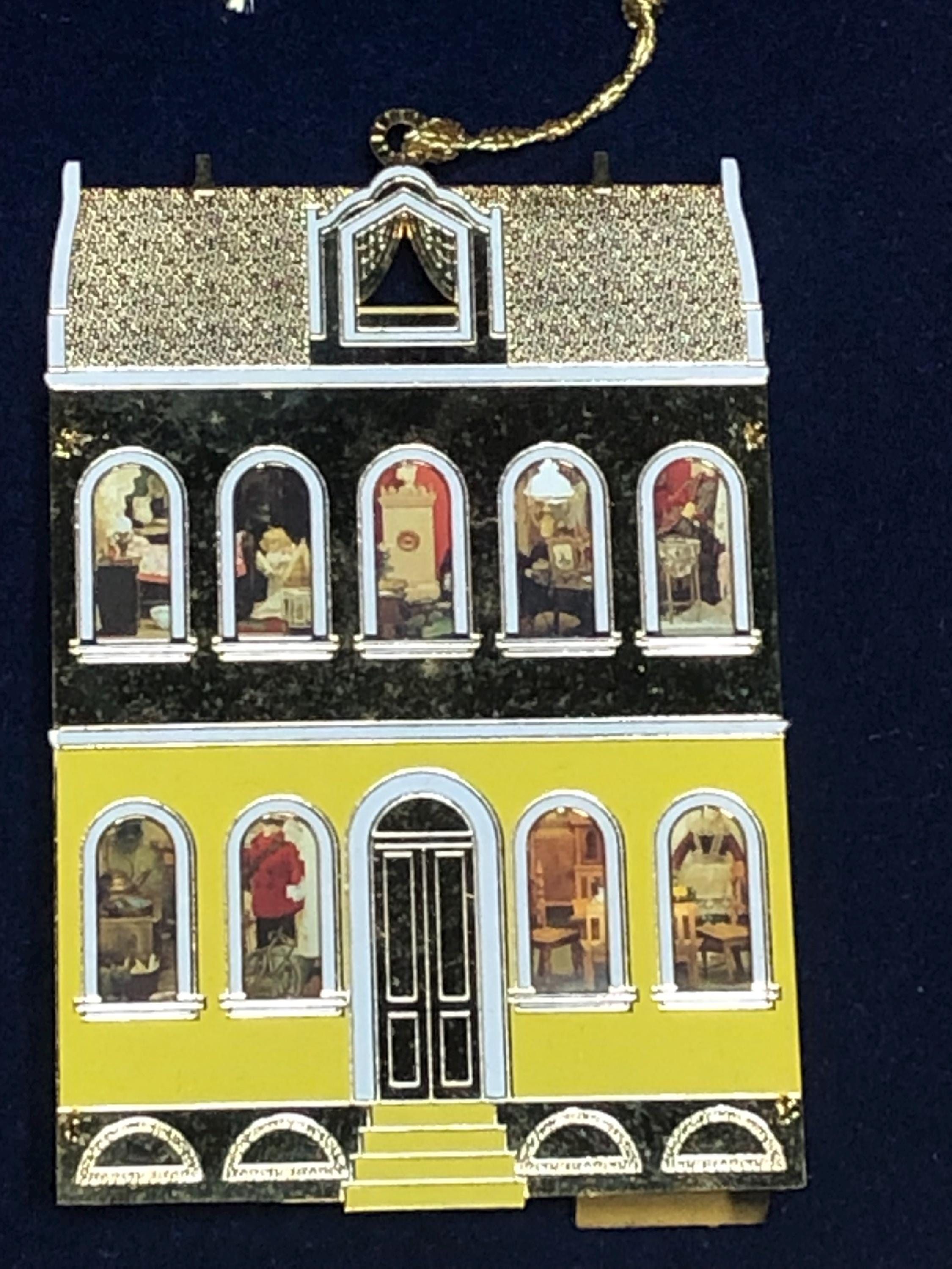 Svendborg House Doll Houses Around The World The Hampton Collection Ornament In Box With Paperwork