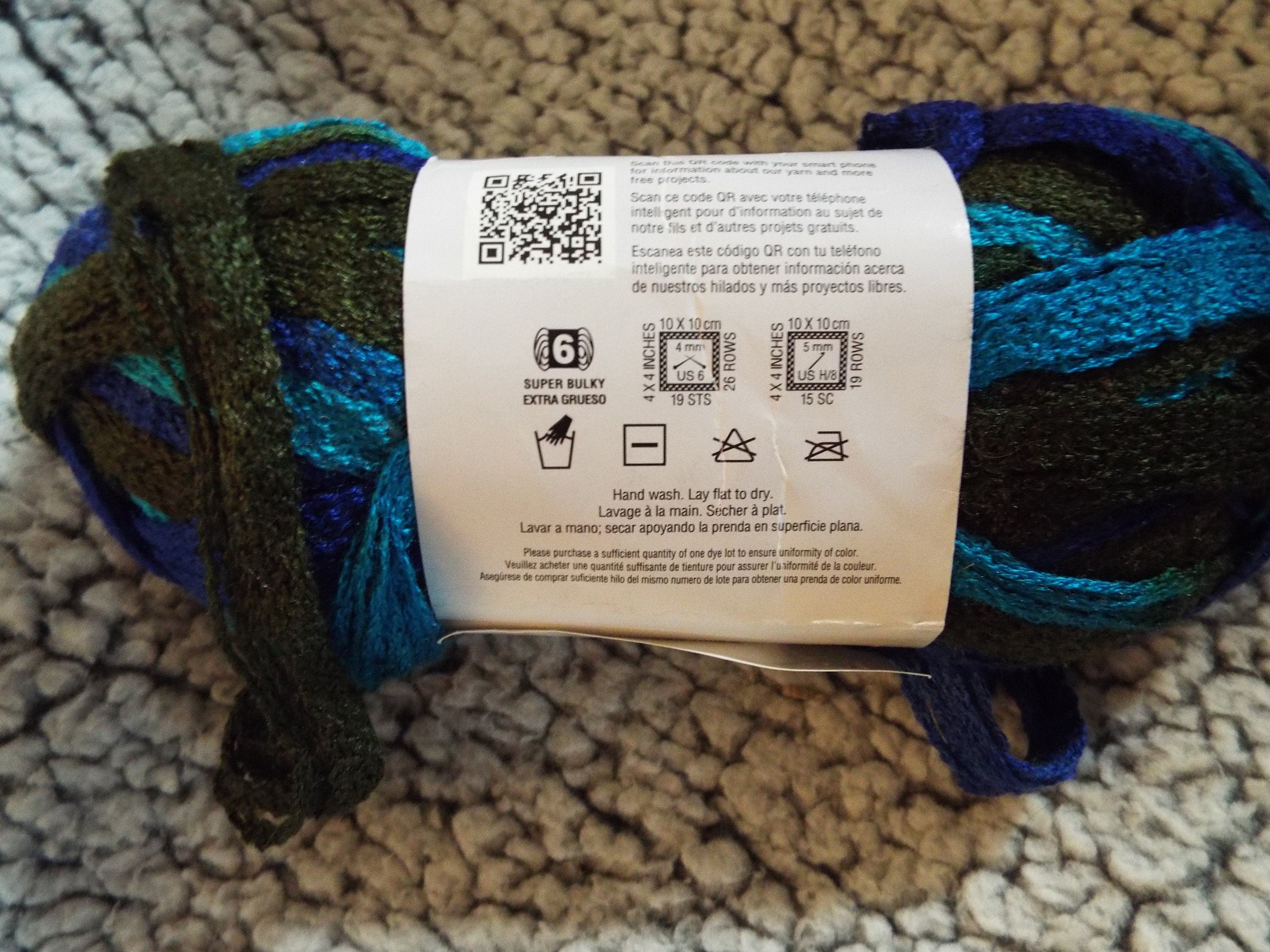 Staribella Premier Ribbon Yarn Canyon Sunrise Blue Green