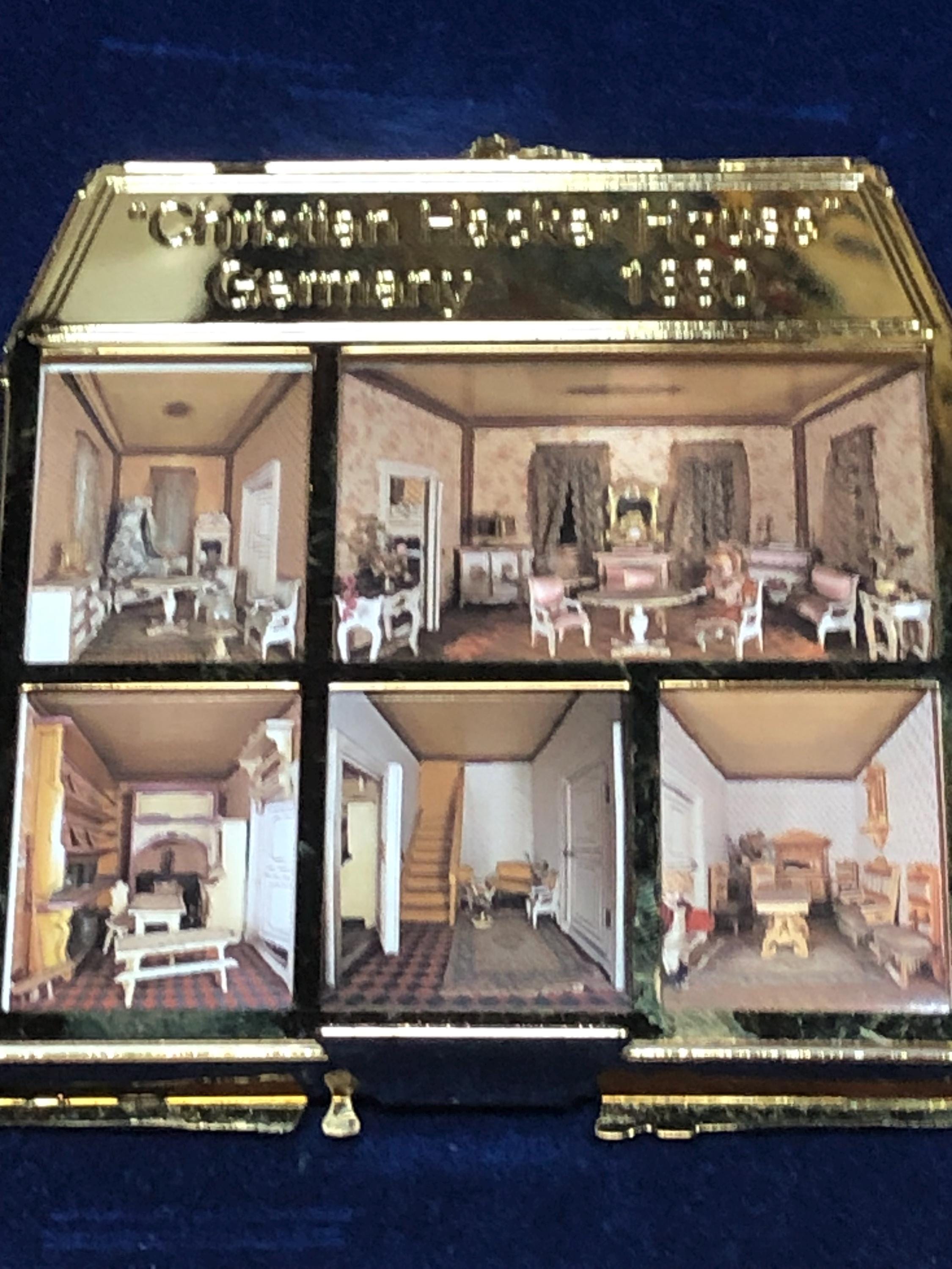 Christian Hacker House The Hamilton Collection Doll Houses Around The World Christmas Ornament