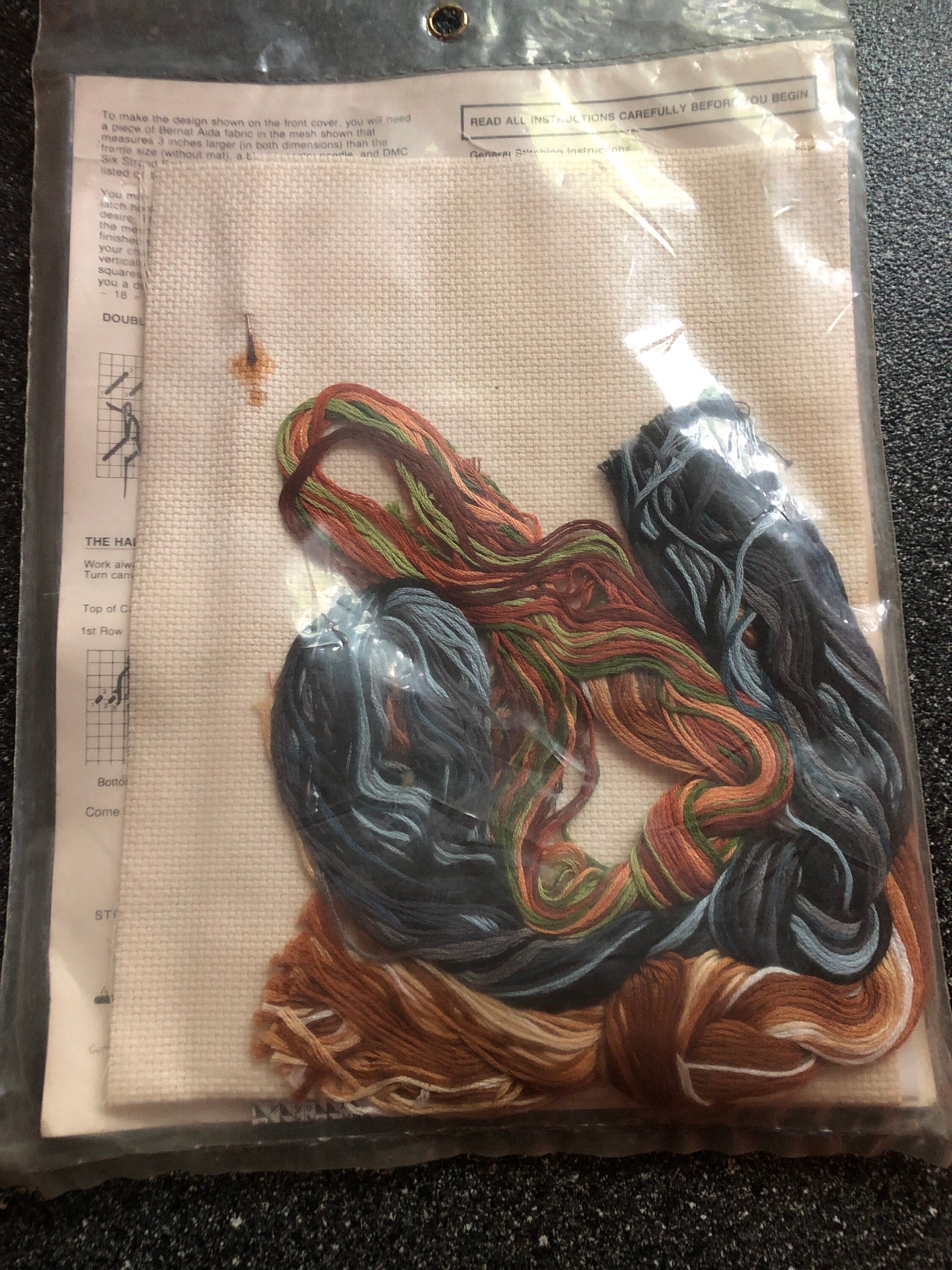 Days End Horses Counted Cross Stitch Kit H04029 Bernat Counted Crosstitch