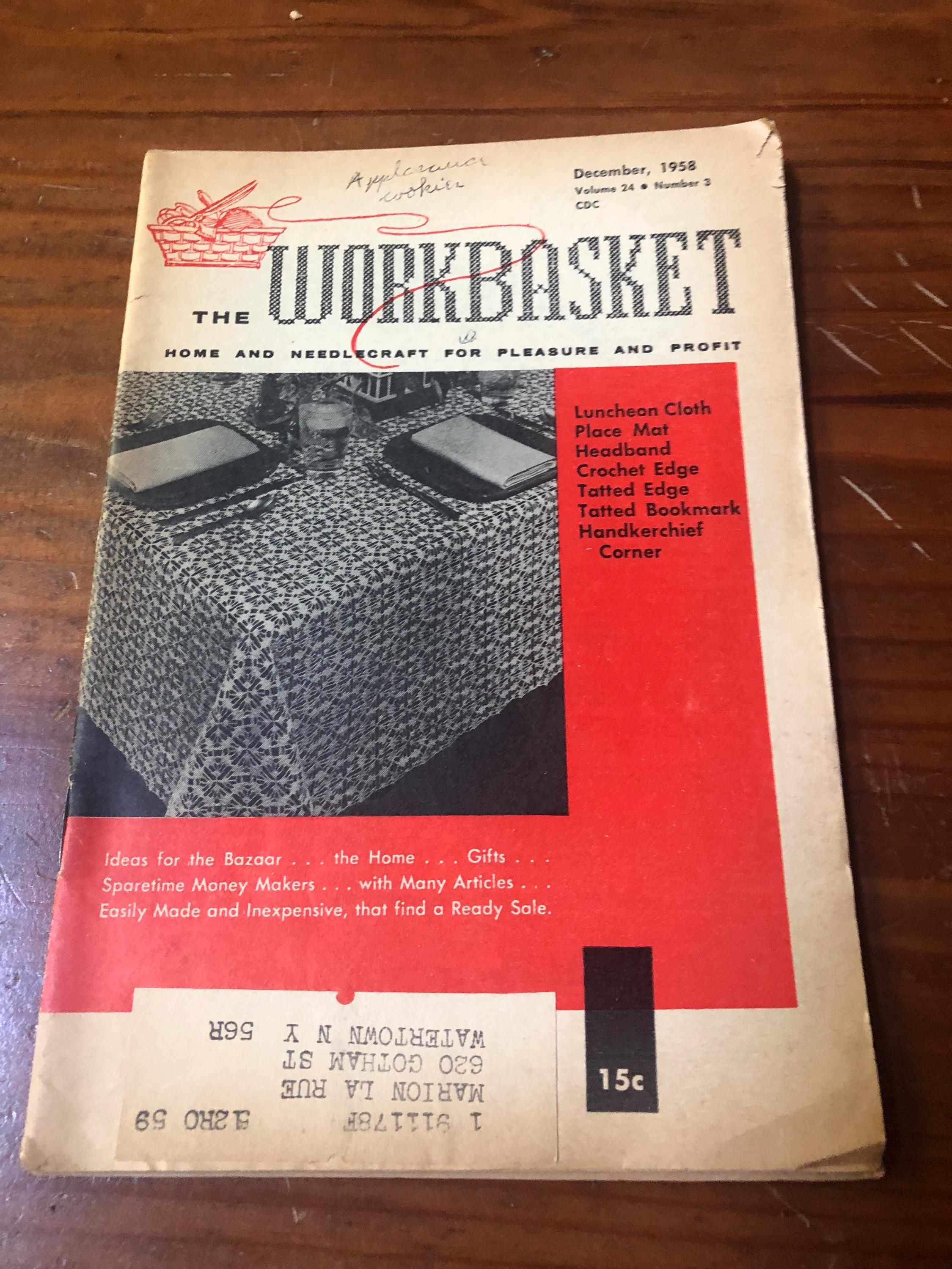 The Work. Basket Magazine 1958