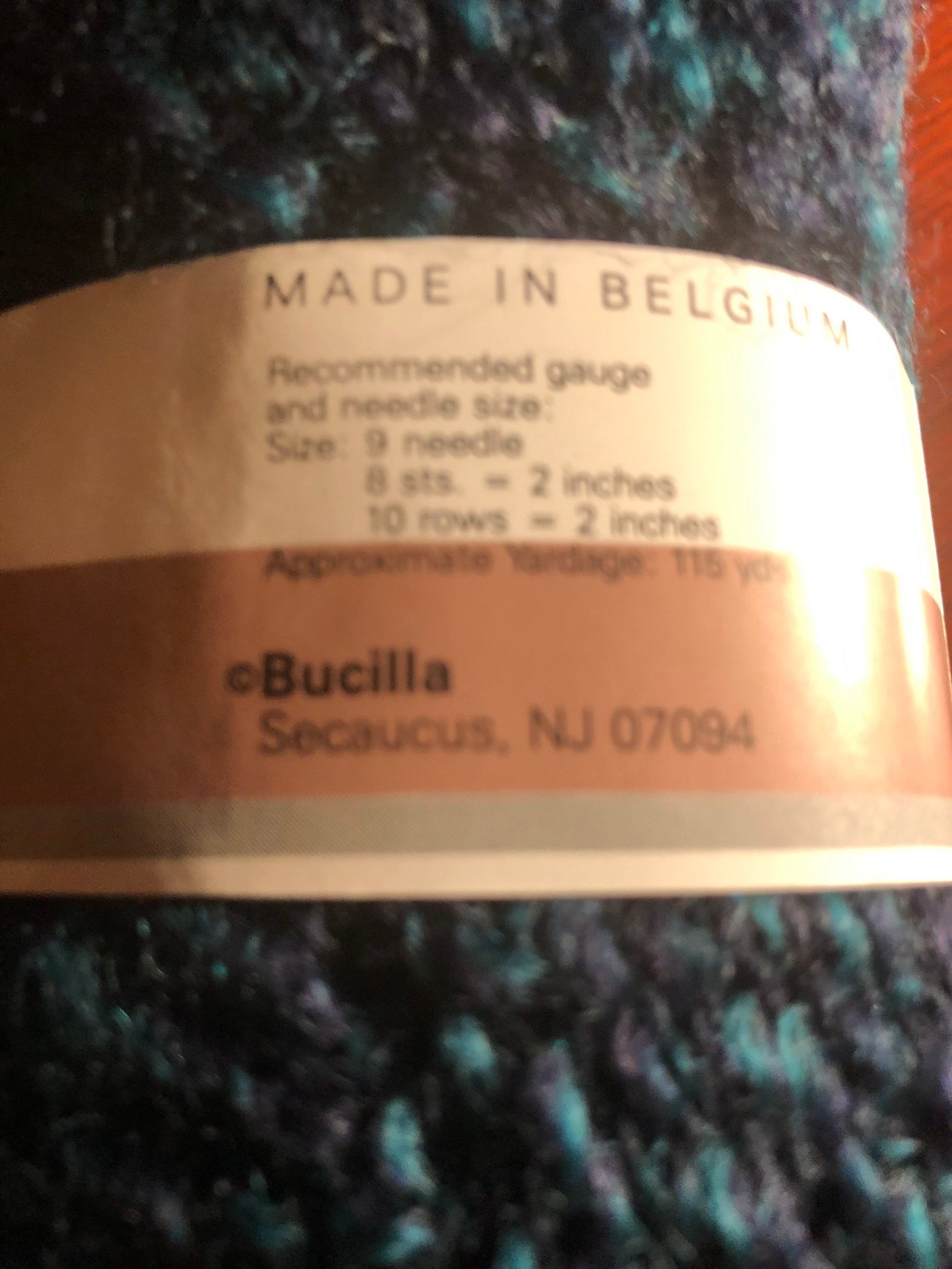 Bucilla Rapture Yarn Rare Vintage Blue