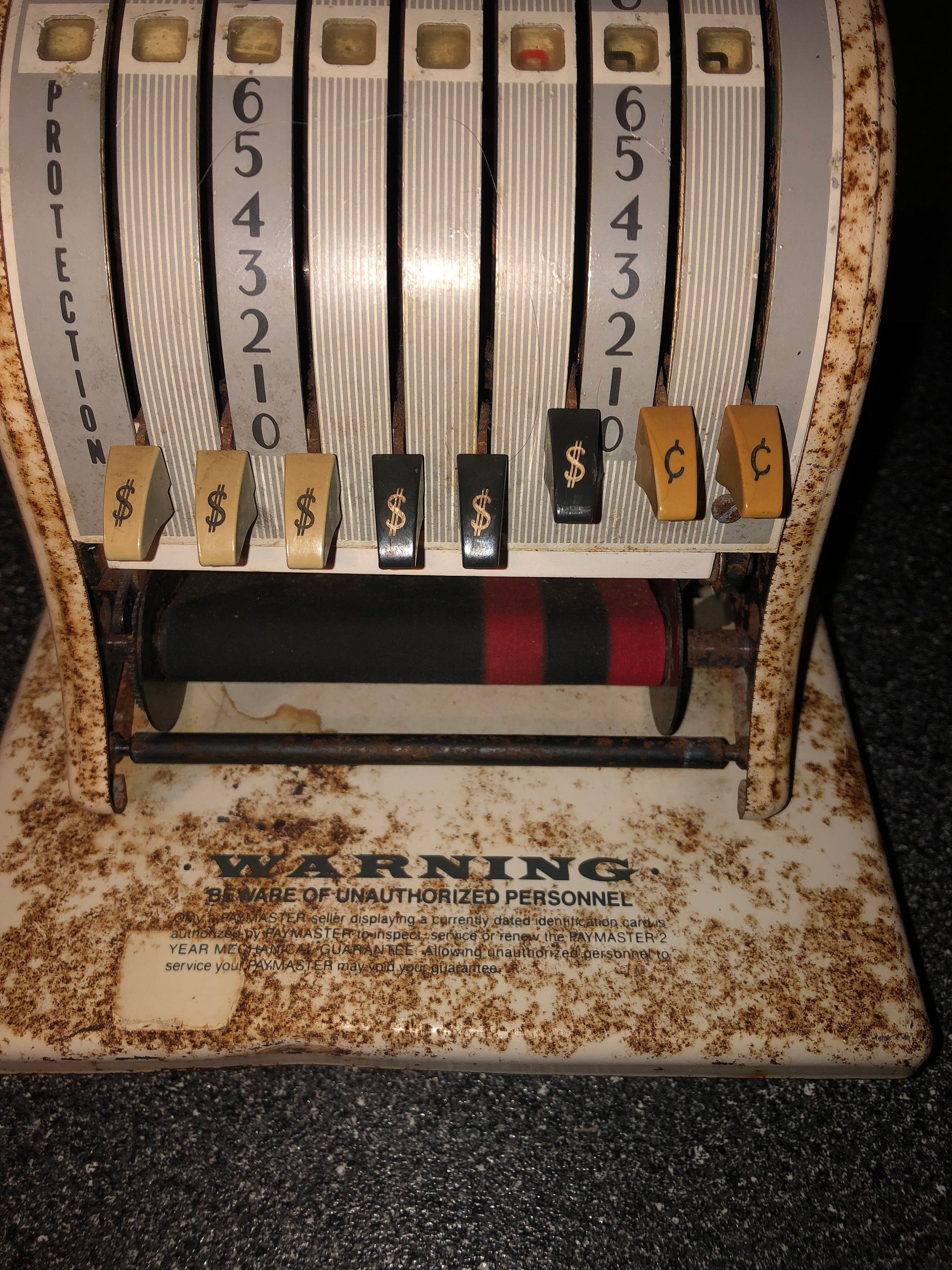 Paymaster Series 8000 Made In Chicago Illinois  Circa 1917