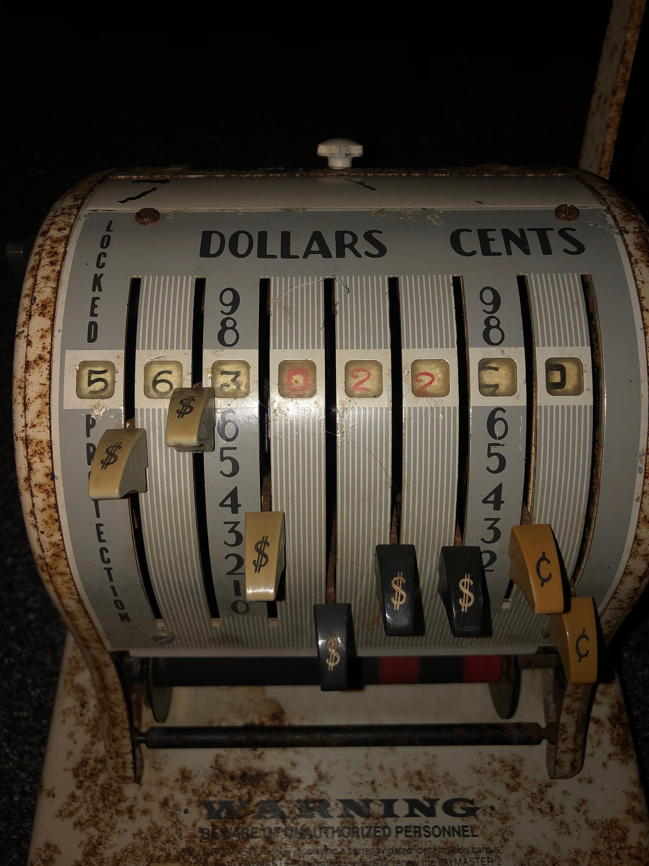 Paymaster Series 8000 Made In Chicago Illinois  Circa 1917