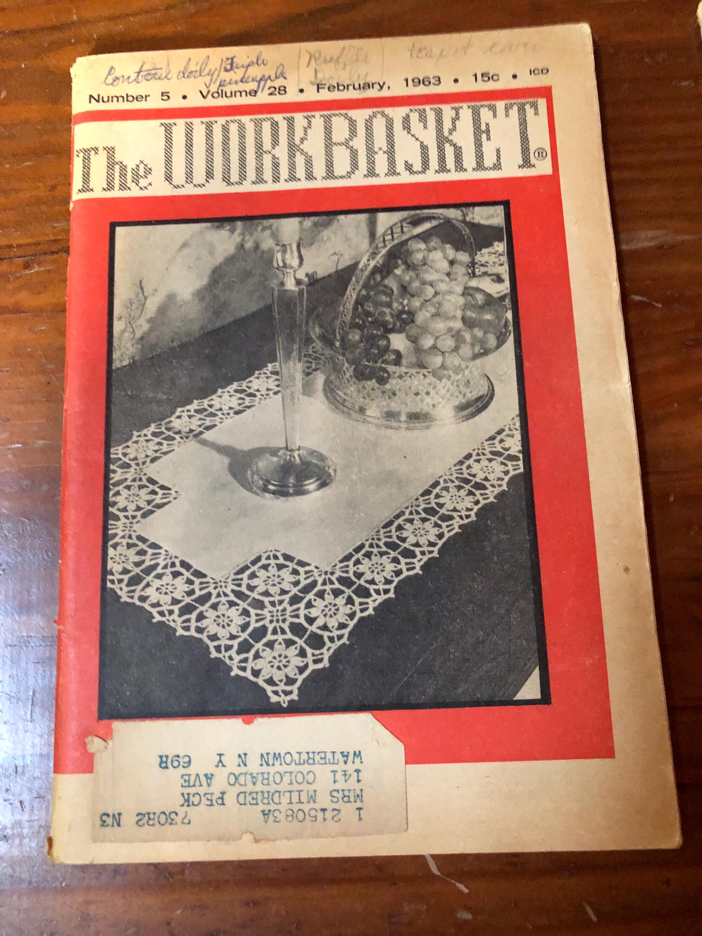 The Work. Basket Magazine 1963