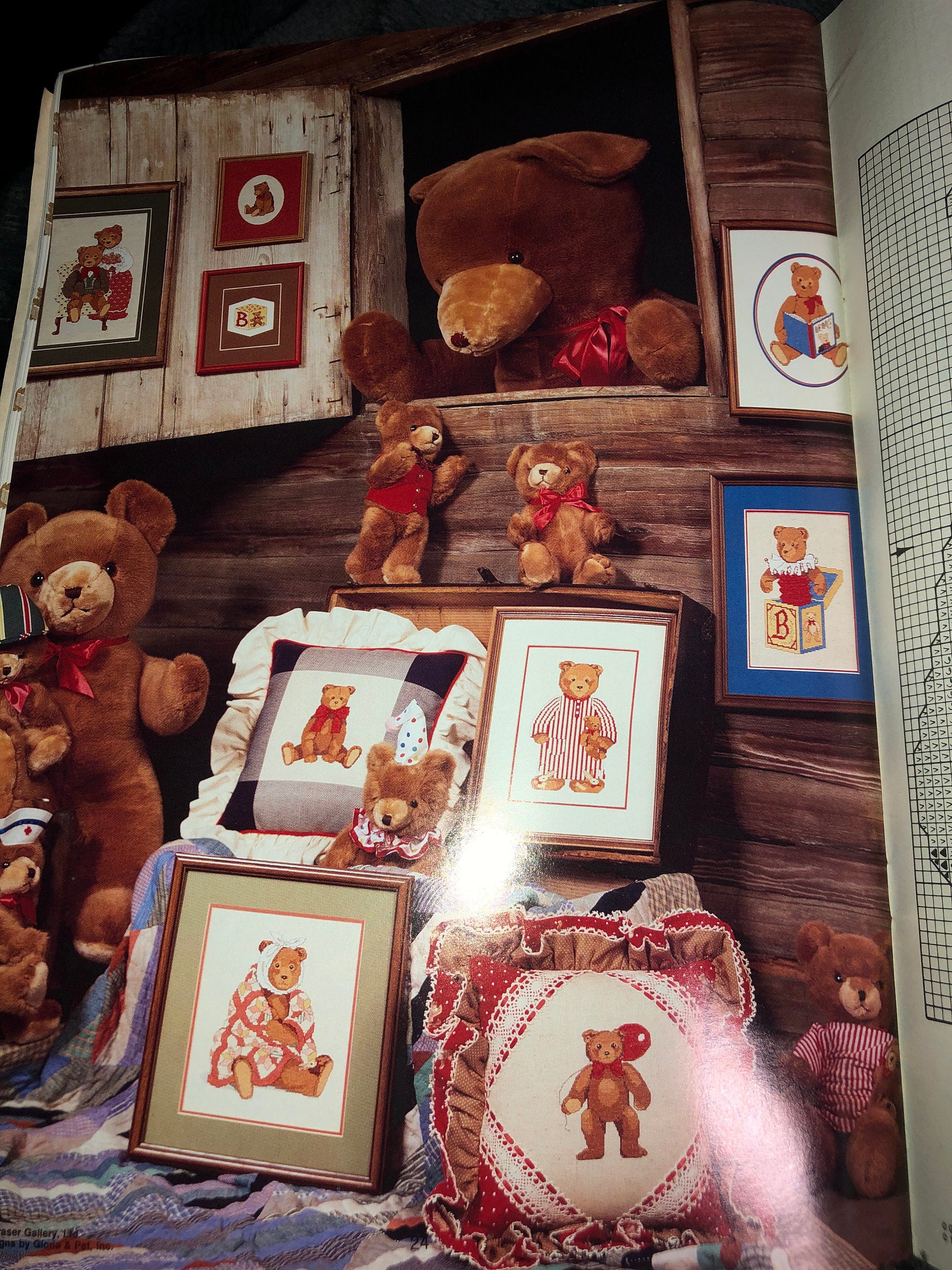 Gordon Fraser’s A Bear Book Cross Stitch Patten Book