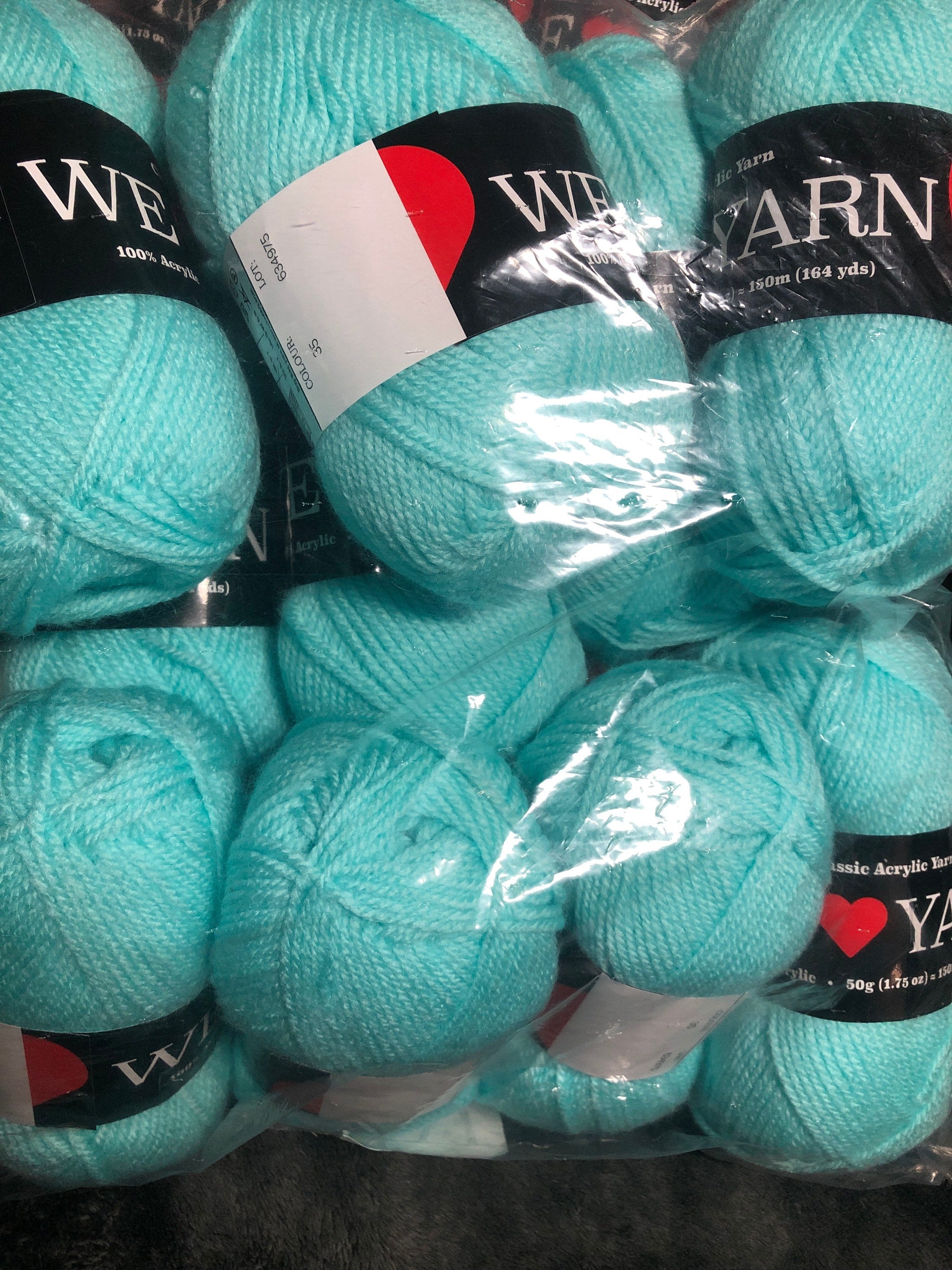 We Live Yarn 100% Classic Acrylic 10 Pack PF
