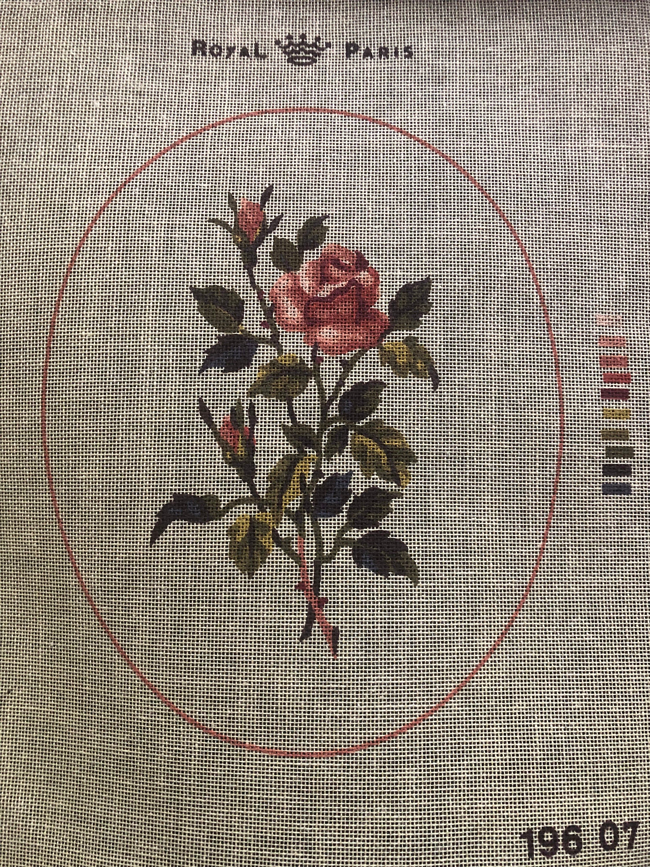 Rose 196-07 Royal Paris Painted Canvas