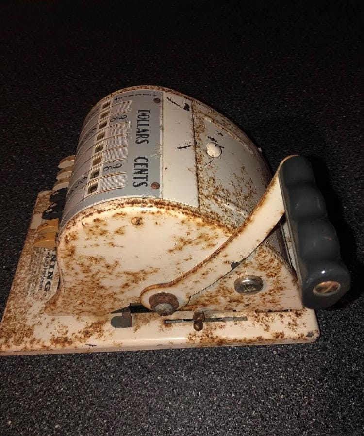 Vintage Paymaster Series 8000 Made In Chicago Illinois Circa 1917